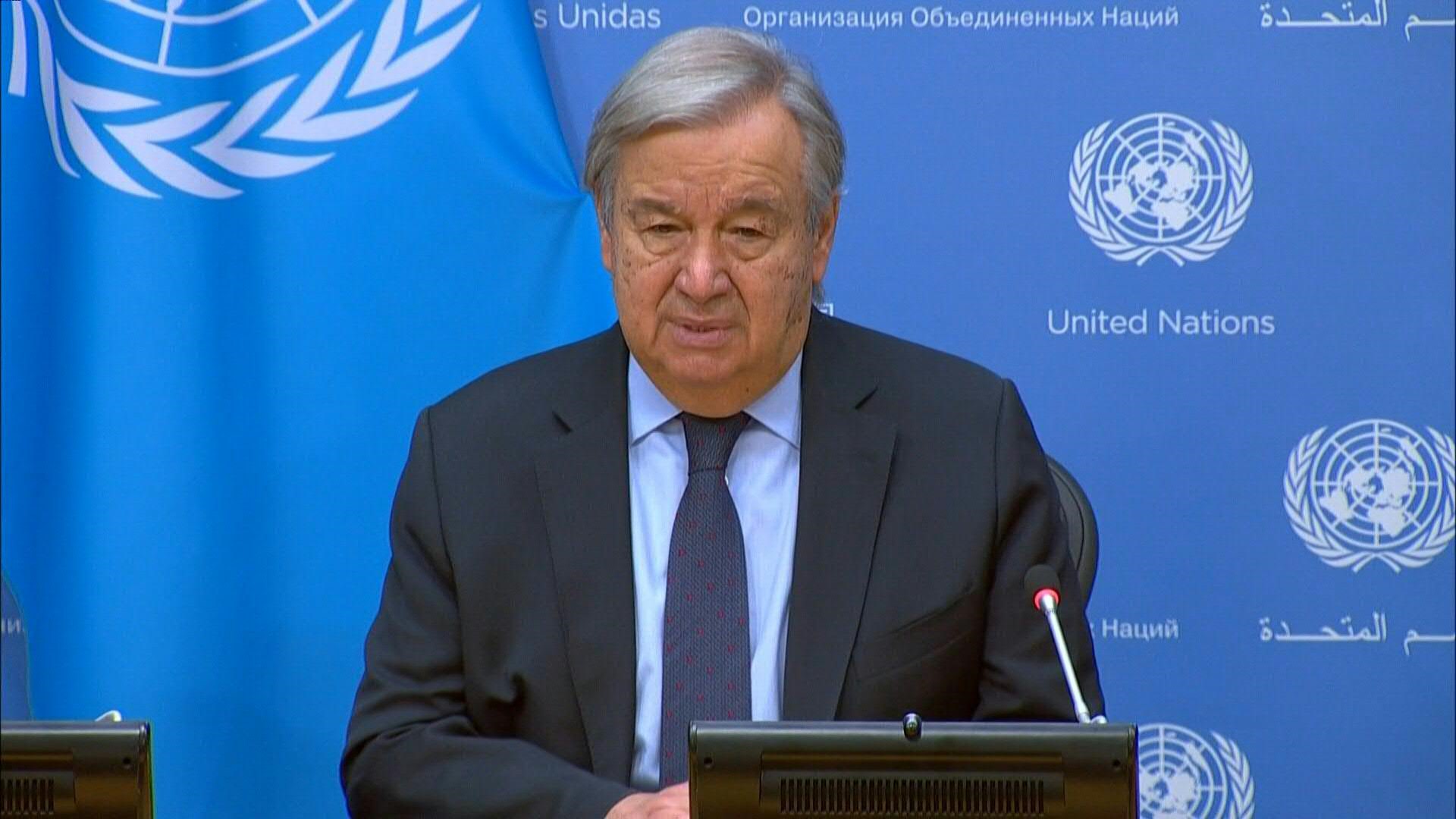 António Guterres, secretario general de la ONU (AFP)