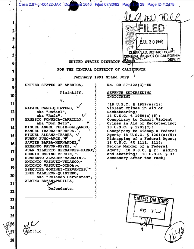La acusación fue presentada en 1992 en una Corte de California (Foto: Especial)
