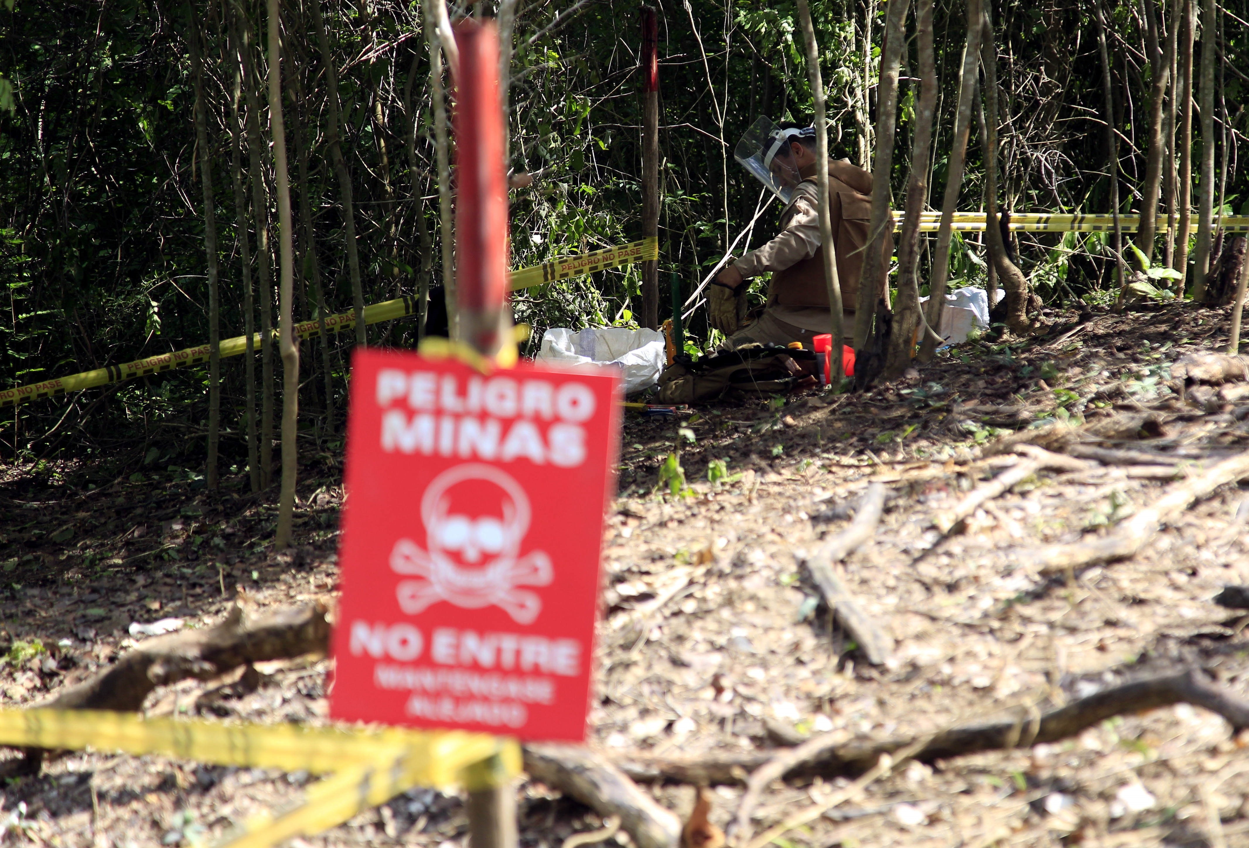 En Nariño, el Ejército desactivó cinco artefactos explosivos. EFE/Ricardo Maldonado Rozo/Archivo 