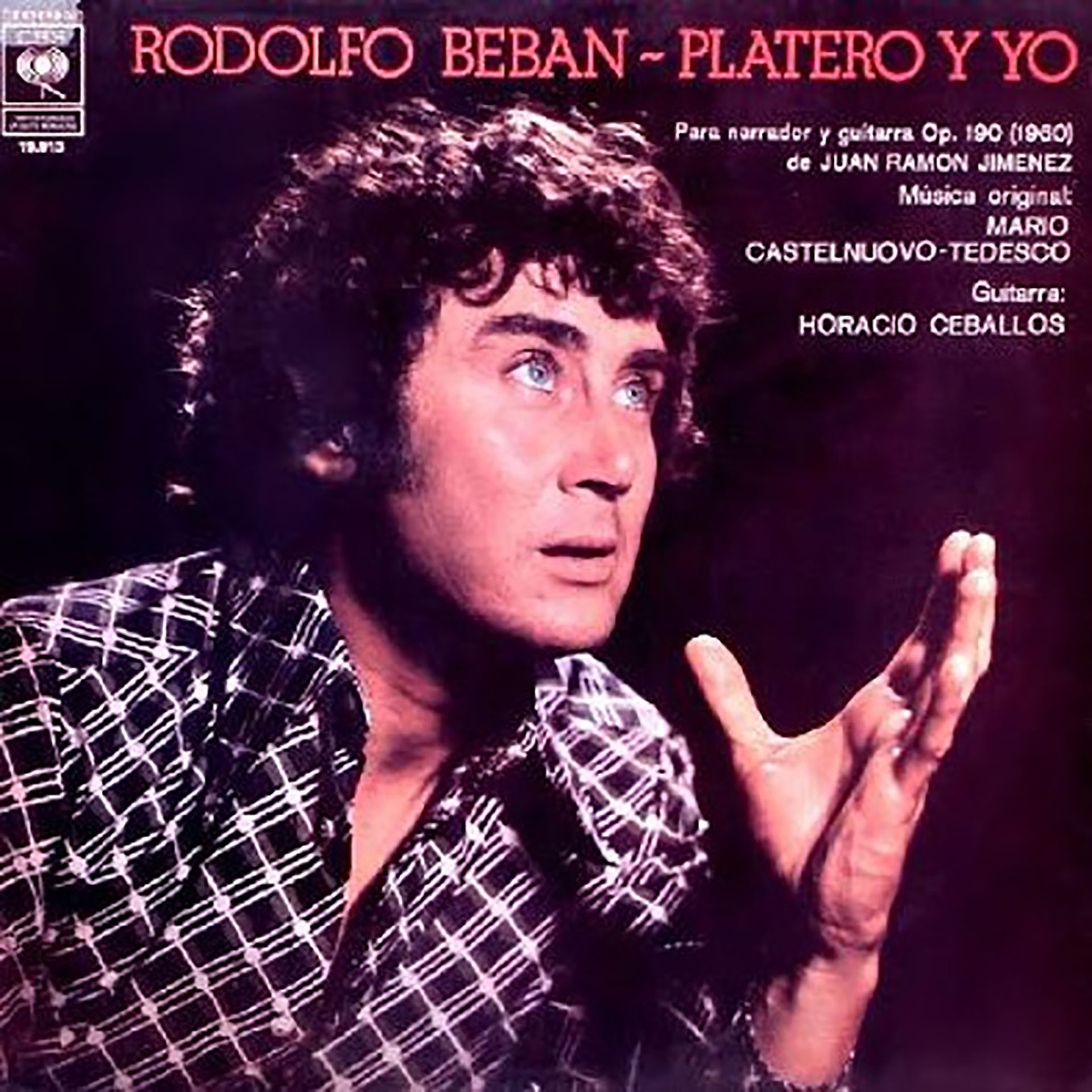 Rodolfo Bebán grabó cuatro discos recitando textos