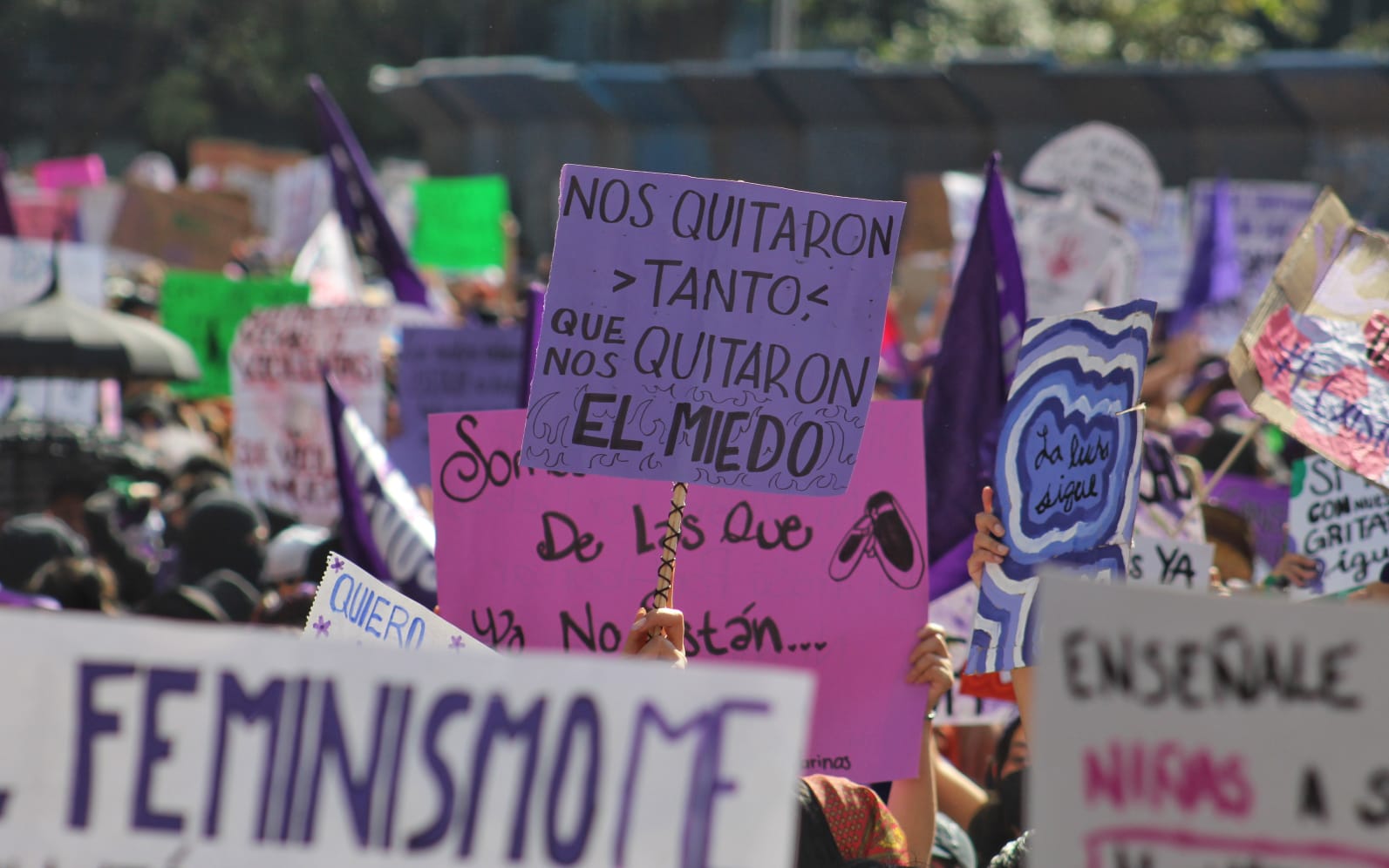 La marcha del 8M convoca a todas las mujeres por los derechos y la equidad (Infobae/Karina Hernández)
