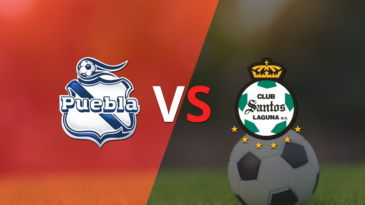 ¡Ya se juega la etapa complementaria! Puebla vence Santos Laguna por 1-0