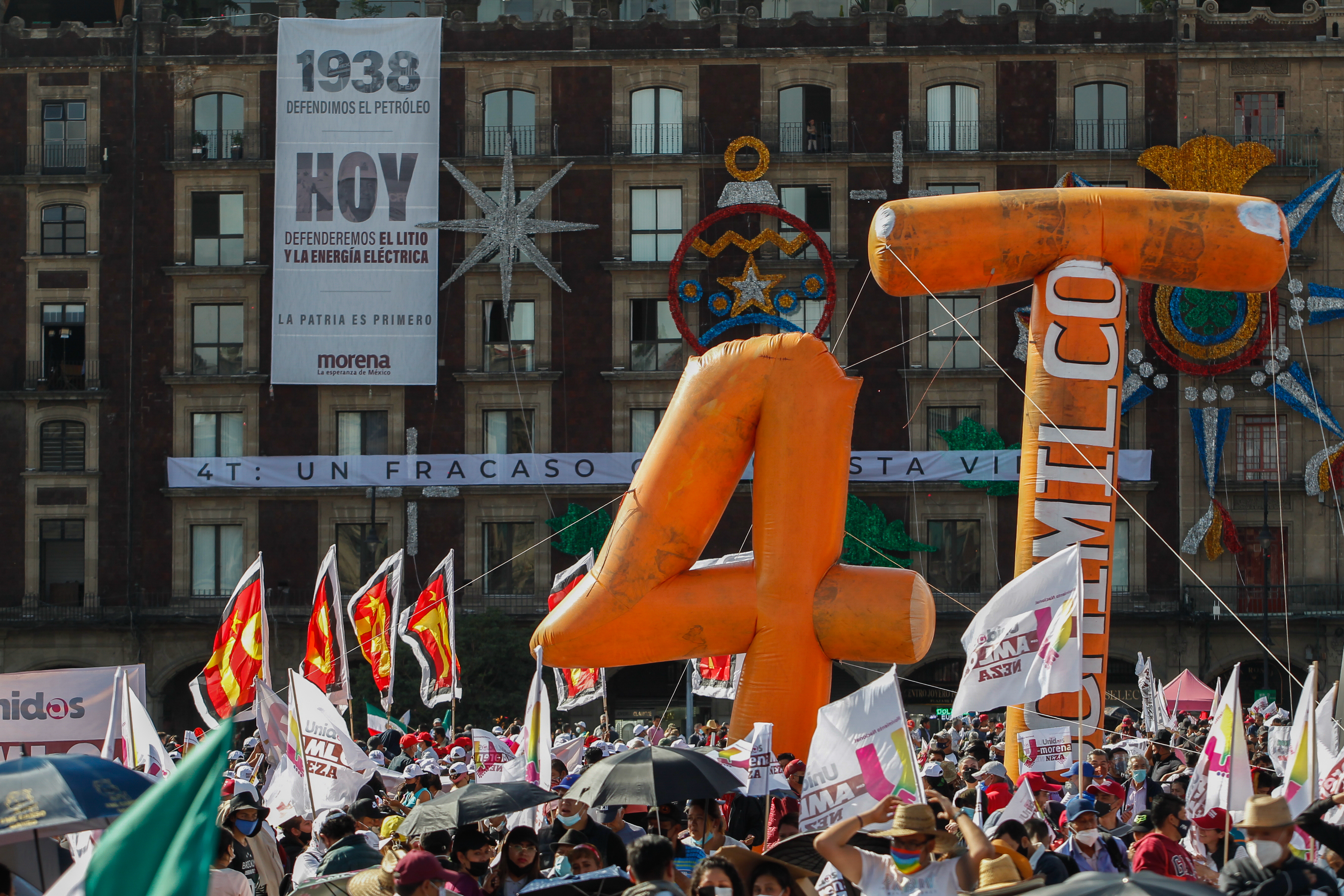 Ignacio Mier aseguró que la marcha del jefe del Ejecutivo será una manifestación numerosa (Foto: Karina Hernández / Infobae)
