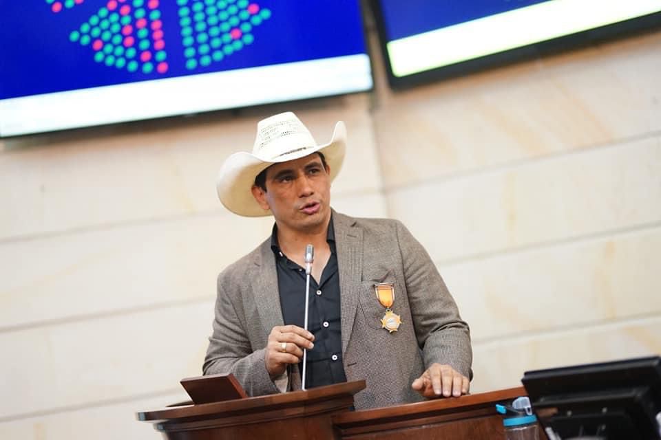 Alirio Barrera en el Congreso. Foto: Cortesía