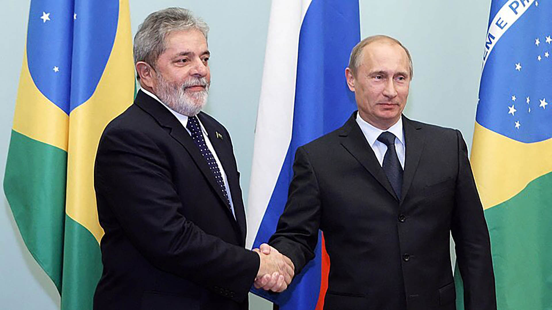 Imagen de archivo de Lula da Silva junto a Vladimir Putin.