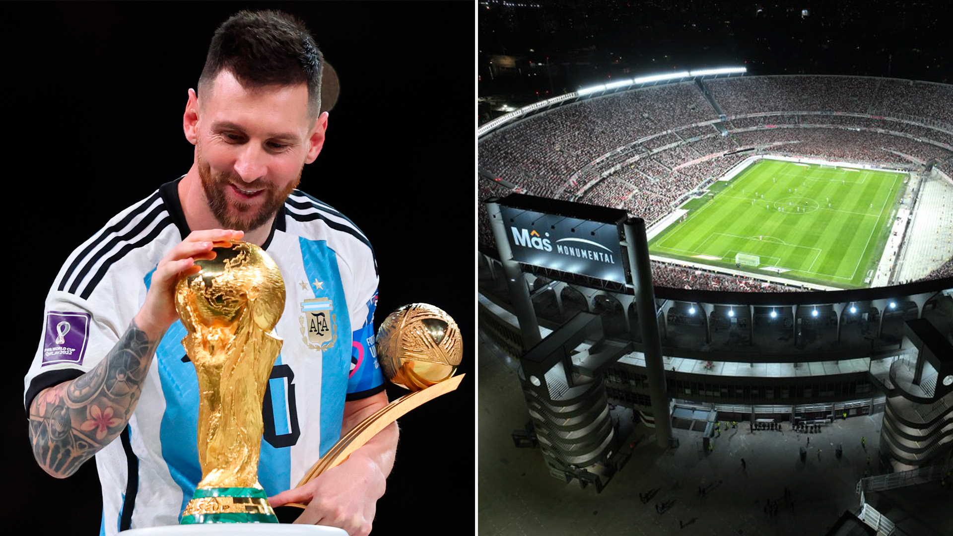 Messi, la Copa y el Monumental