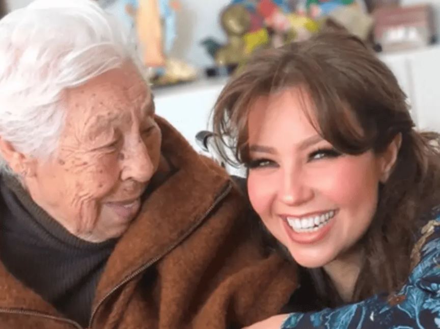 Thalía compartió fotografía inédita con su abuelita Eva Mange tras su muerte: “Gracias por tanto amor”