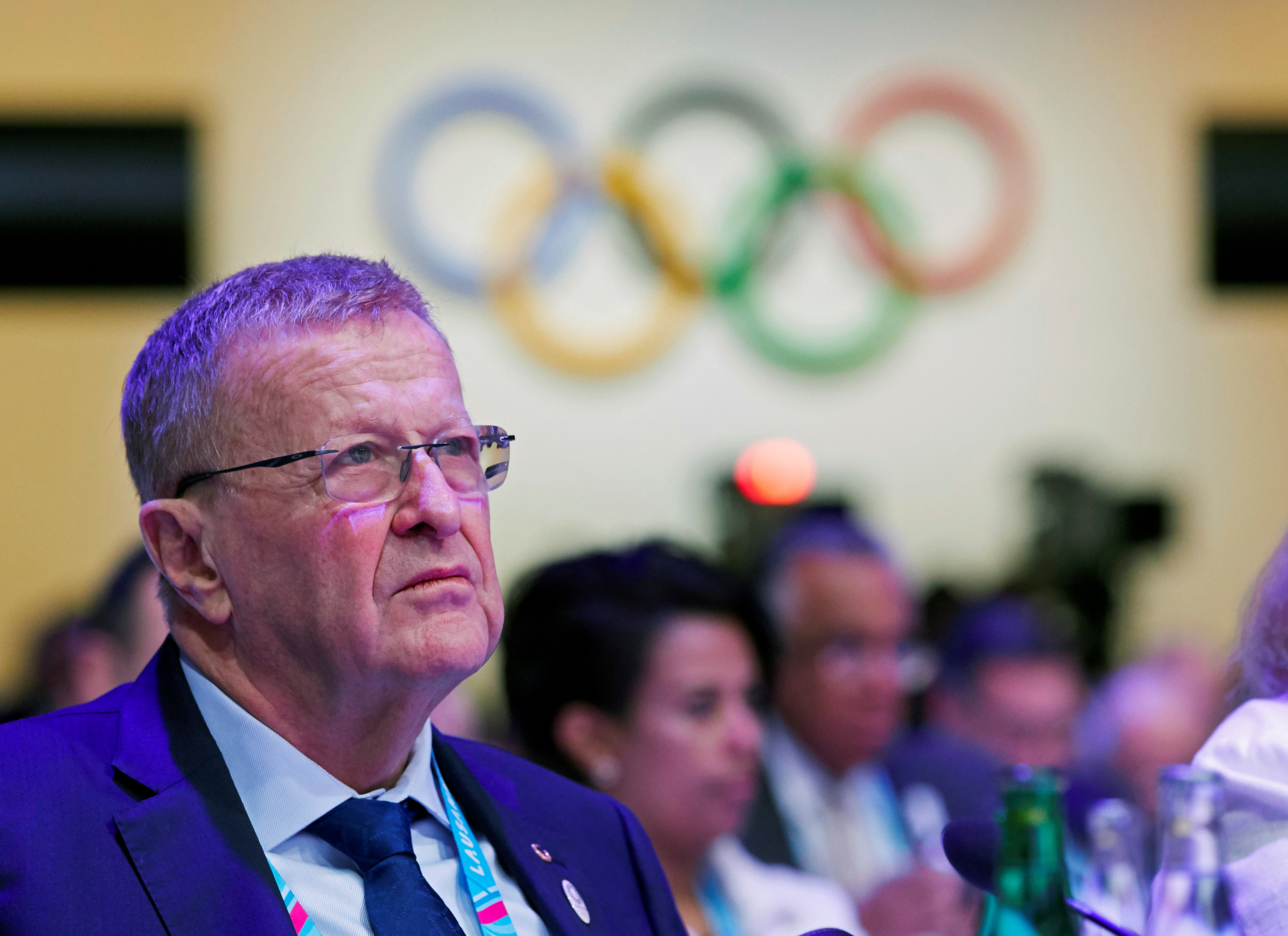 International Olympic Committee member John Coates attends the International Olympic Committee (IOC) 135th Session in Lausanne, Switzerland, January 10, 2020.  REUTERS/Denis Balibouse