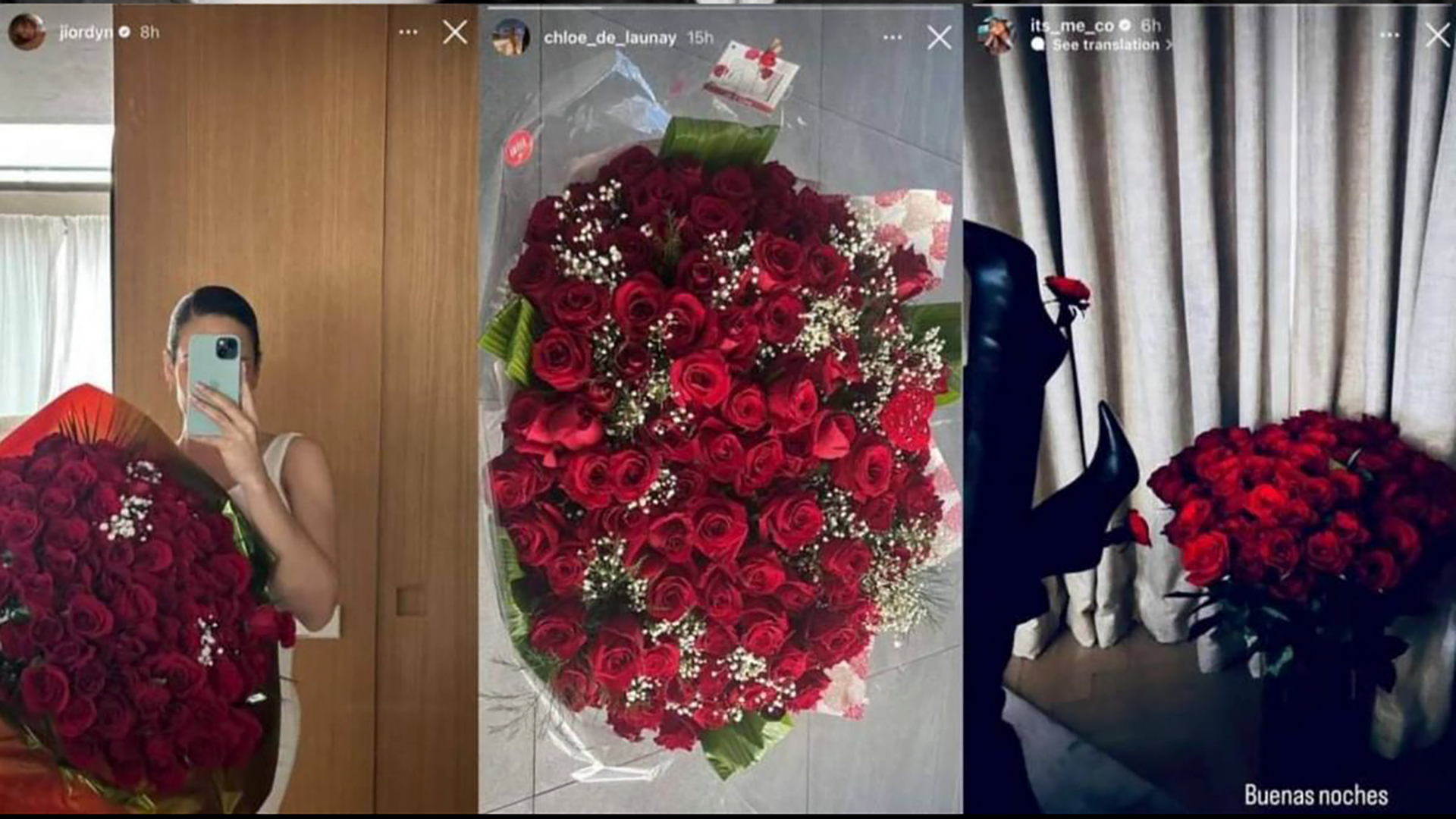 Tres mujeres y tres ramos de flores: el llamativo regalo de San Valentín  que tiene a Benzema como protagonista - Infobae