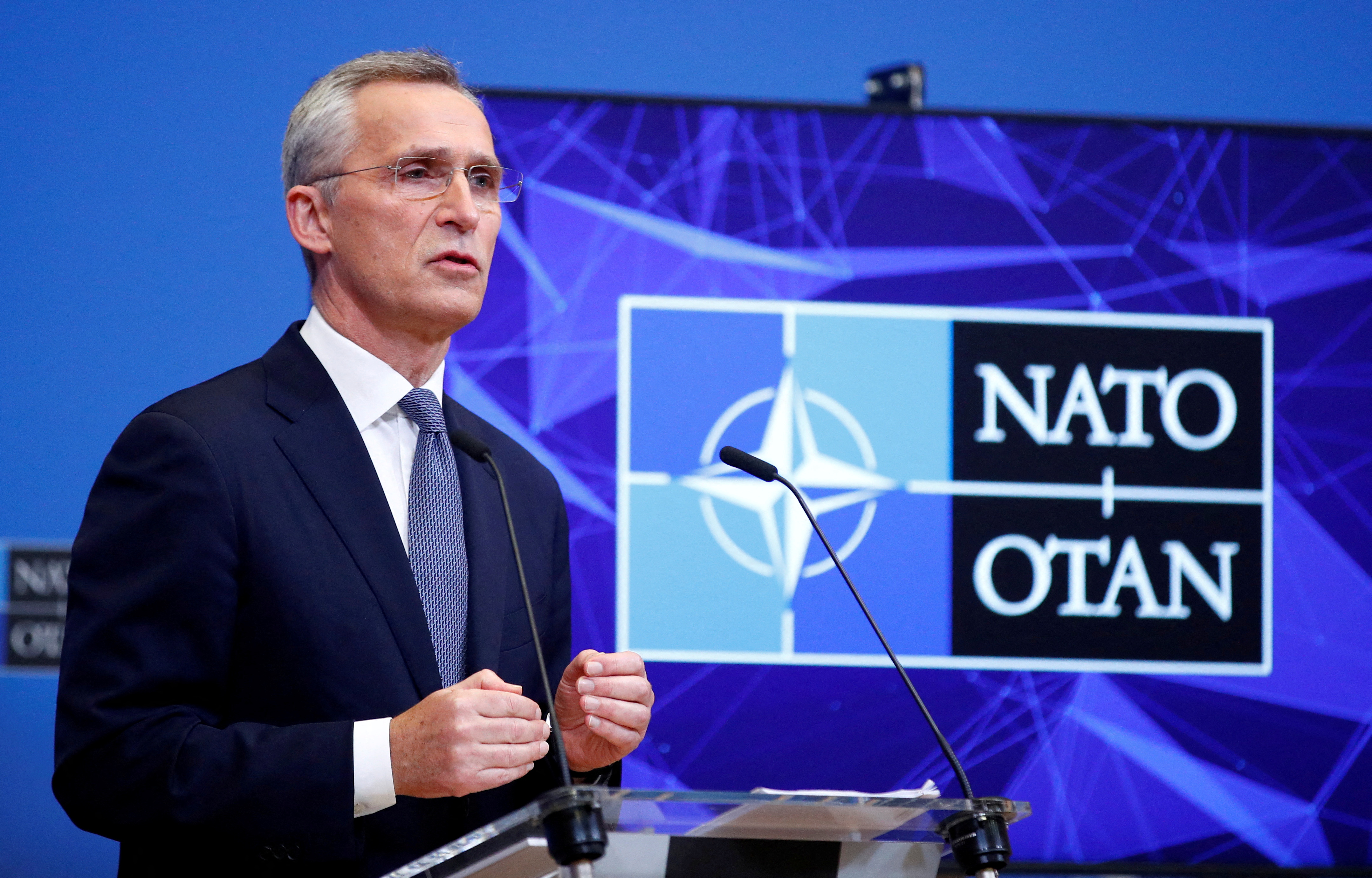 El secretario general de la OTAN, Jens Stoltenberg (REUTERS/Johanna Geron/File Photo)