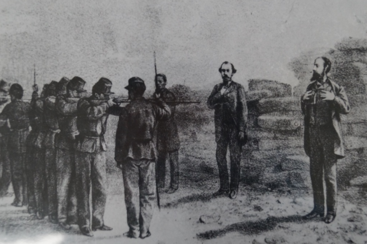De acuerdo con la historia oficial, el 19 de junio de 1867, el Archiduque Maximiliano de Habsburgo fue fusilado en el Cerro de las Campanas, Querétaro (Foto: AGN)