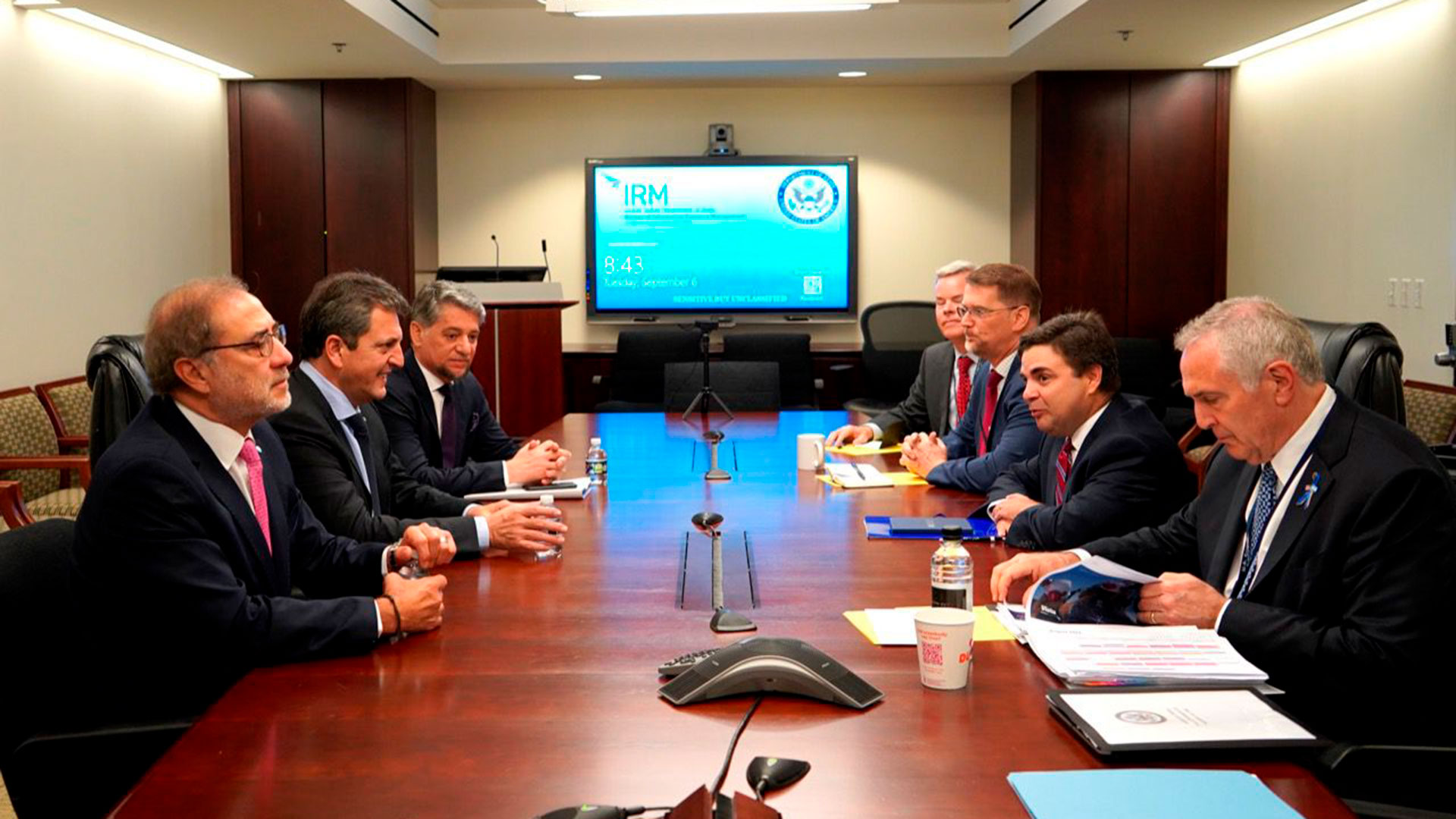 La semana pasada Massa se reunión con Ricardo Zúñiga, del Departamento de Estado de EEUU