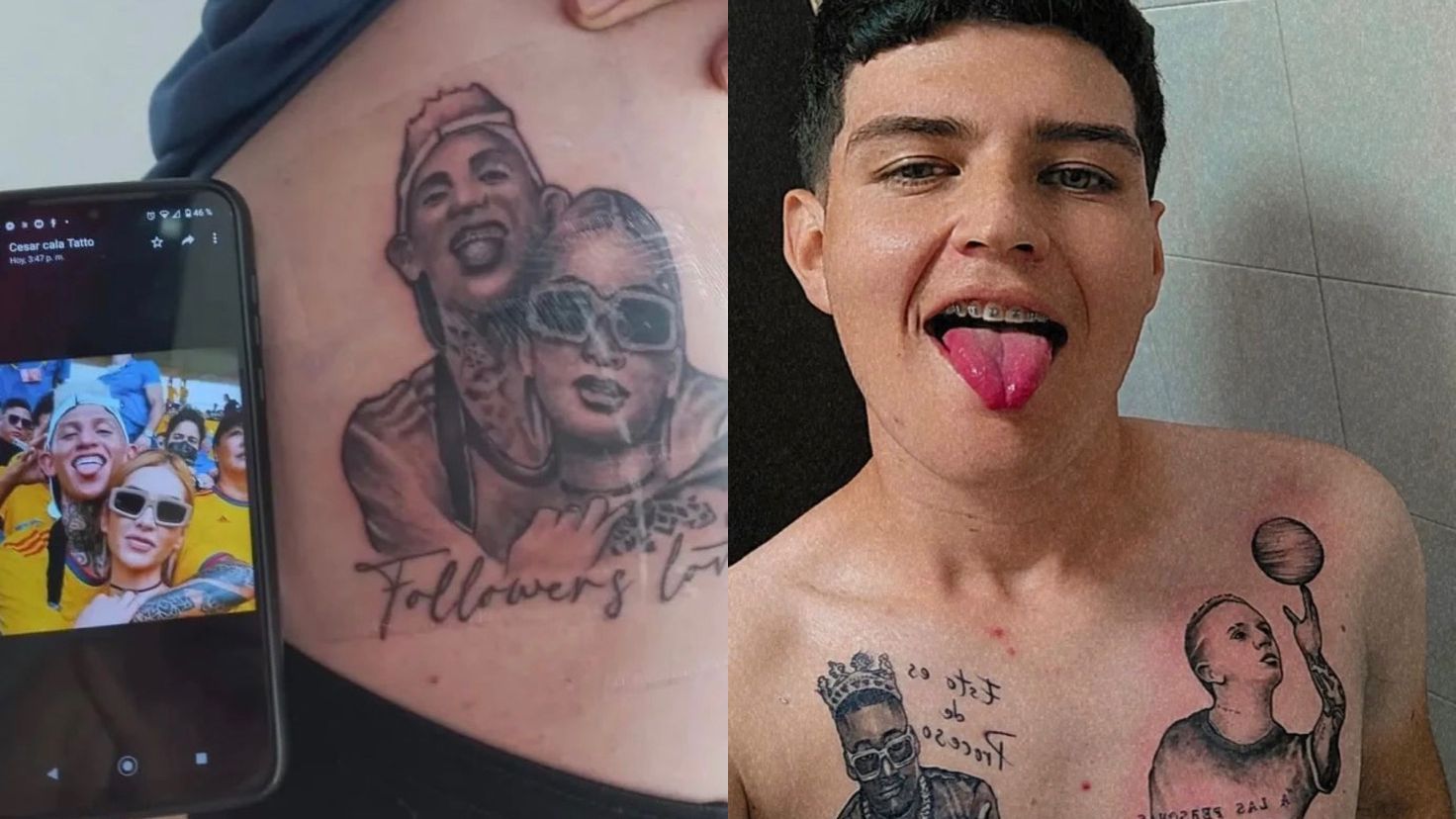 Voglio aiutare molte persone»: Edwar Ríos, il giovane che ha tatuato il  volto di diversi influencer - Infobae