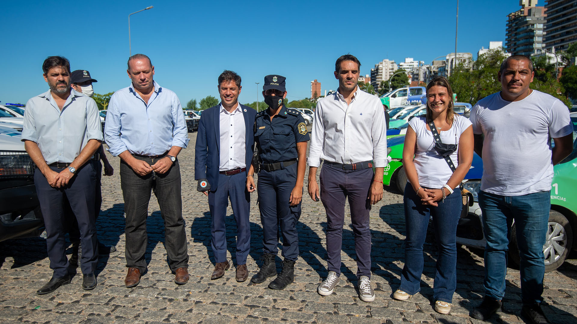 Fuerte Discusión De Berni Y Kicillof Con Un Intendente Del Pro Por La Entrega De Patrulleros