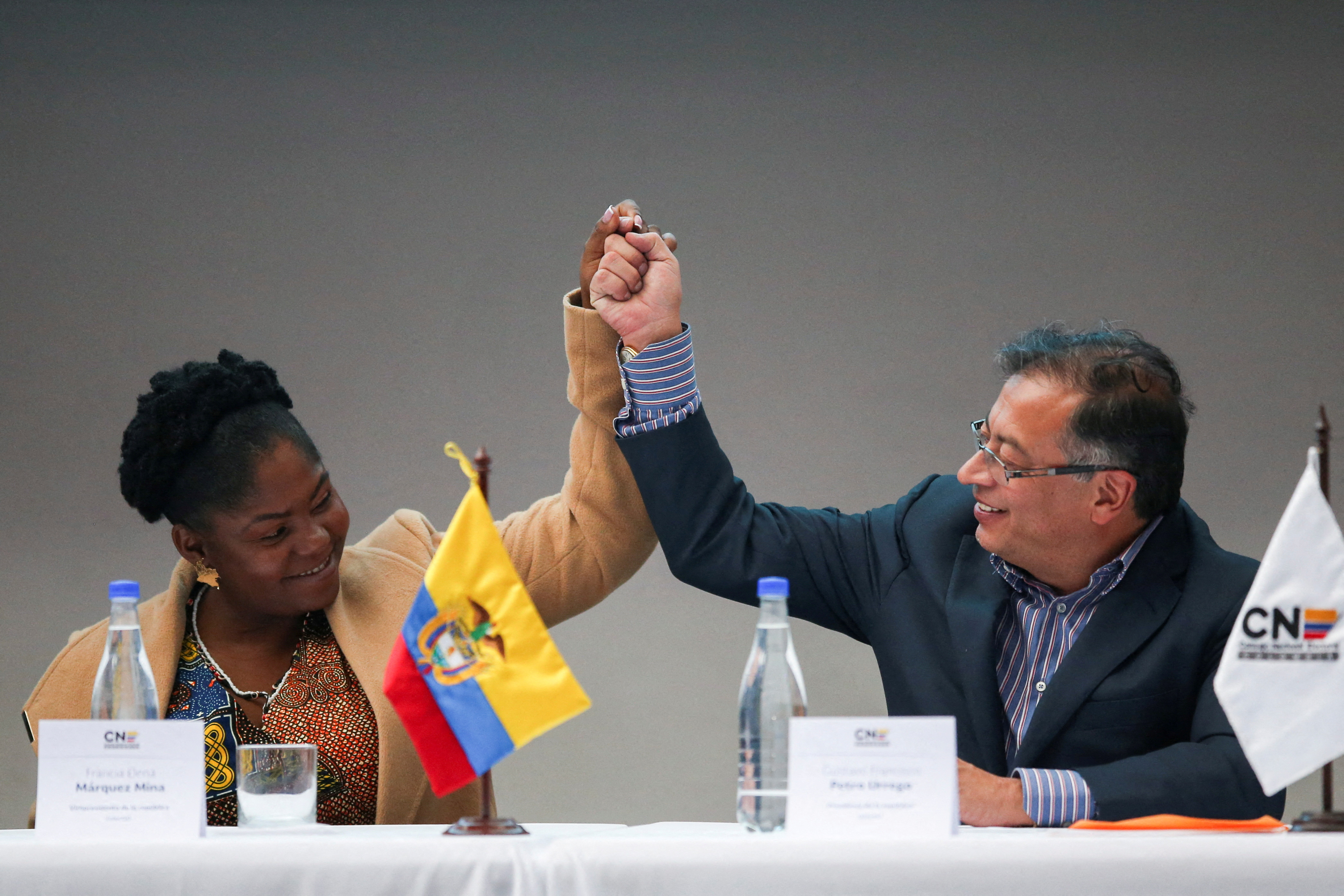 Inadmiten demanda contra elección de Gustavo Petro y Francia Márquez. Foto: REUTERS/Luisa Gonzalez