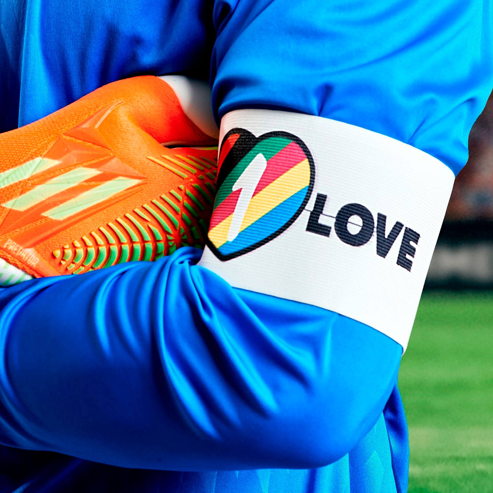 El brazalete con la leyenda ‘One Love’ es una iniciativa de varias selecciones europeas (@dfb_team)