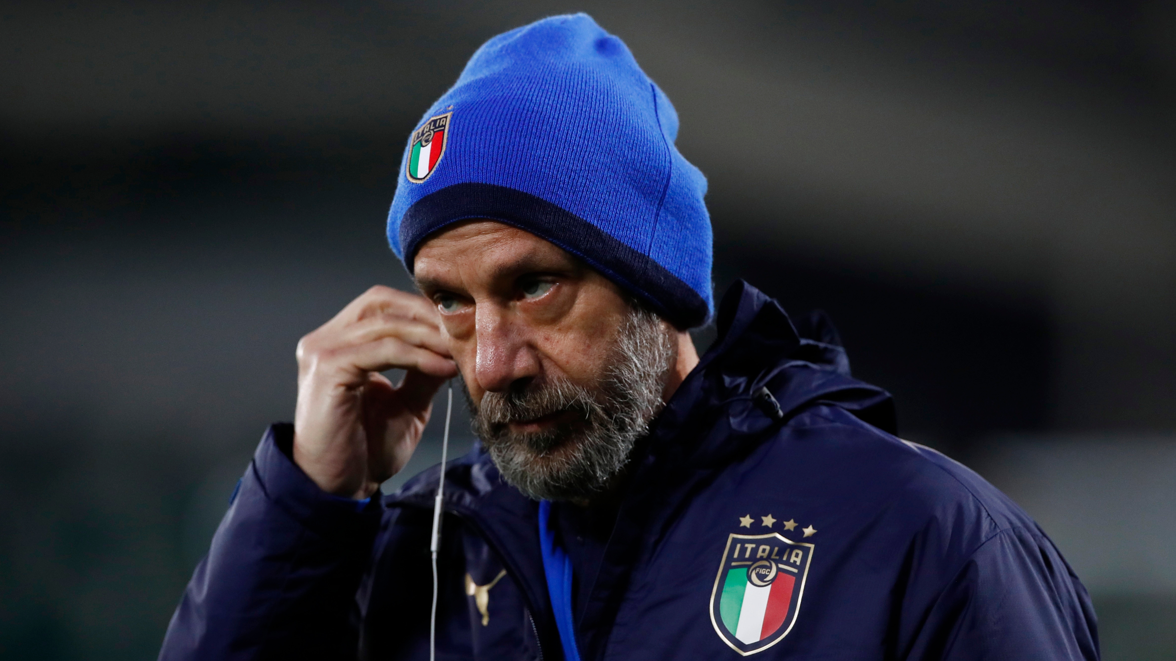 Gianluca Vialli era el  jefe de la delegación de la selección italiana (Reuters/Jason Cairnduff)