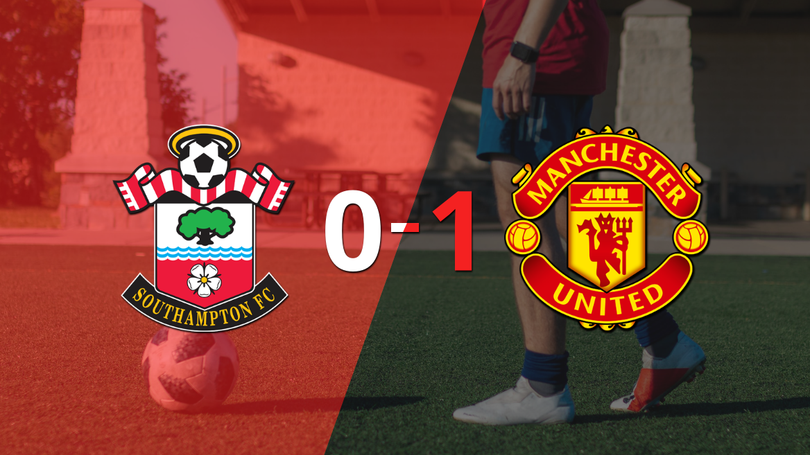 Manchester United se quedó con el triunfo en una difícil visita a Southampton