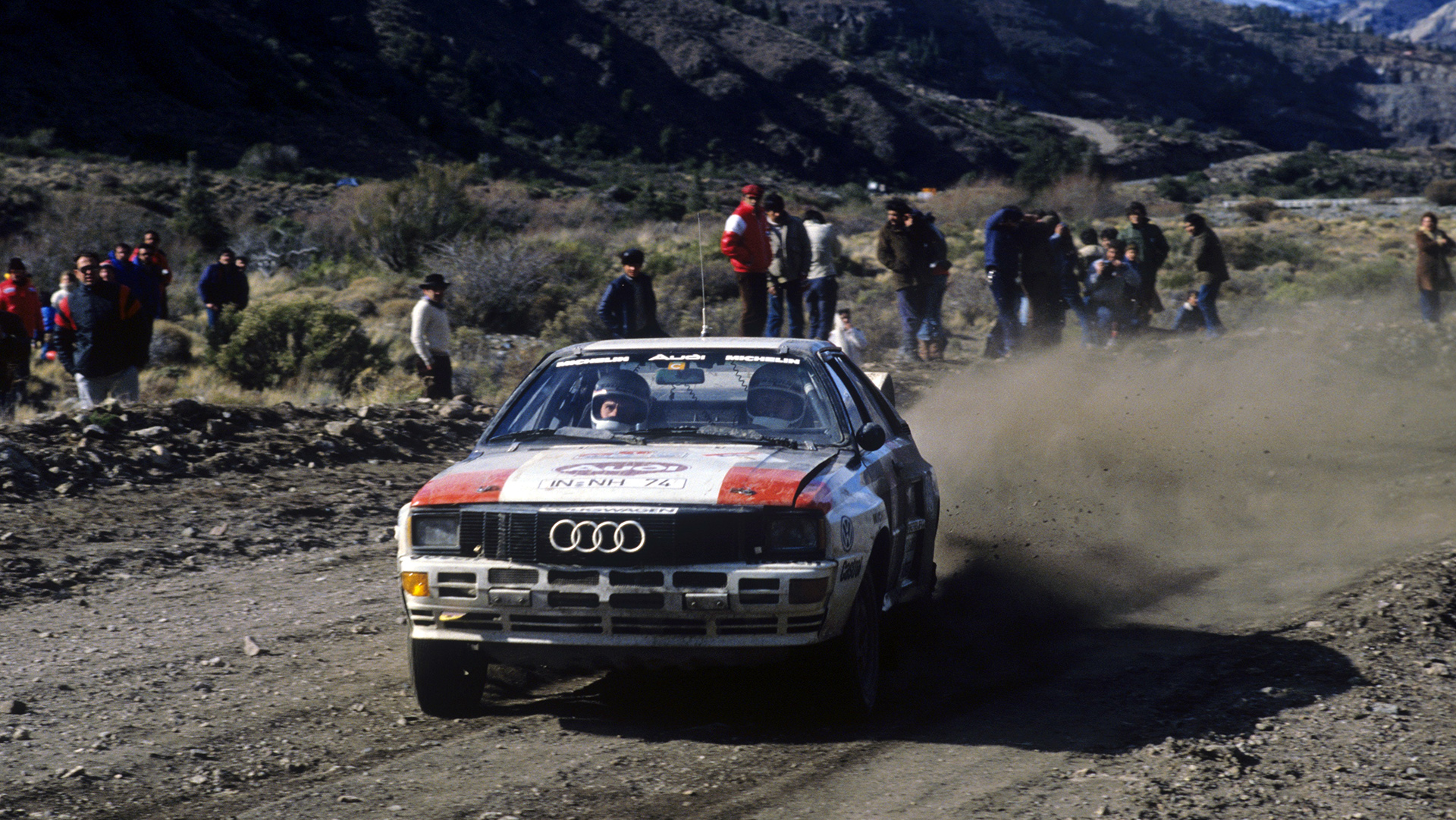 Los poderosos Audi Quattro de Grupo B llegaron a Argentina en 1983, y Volkswagen alquiló un muletto para Rubén Luís Di Palma. Así nació la develación anticipada del Gacel