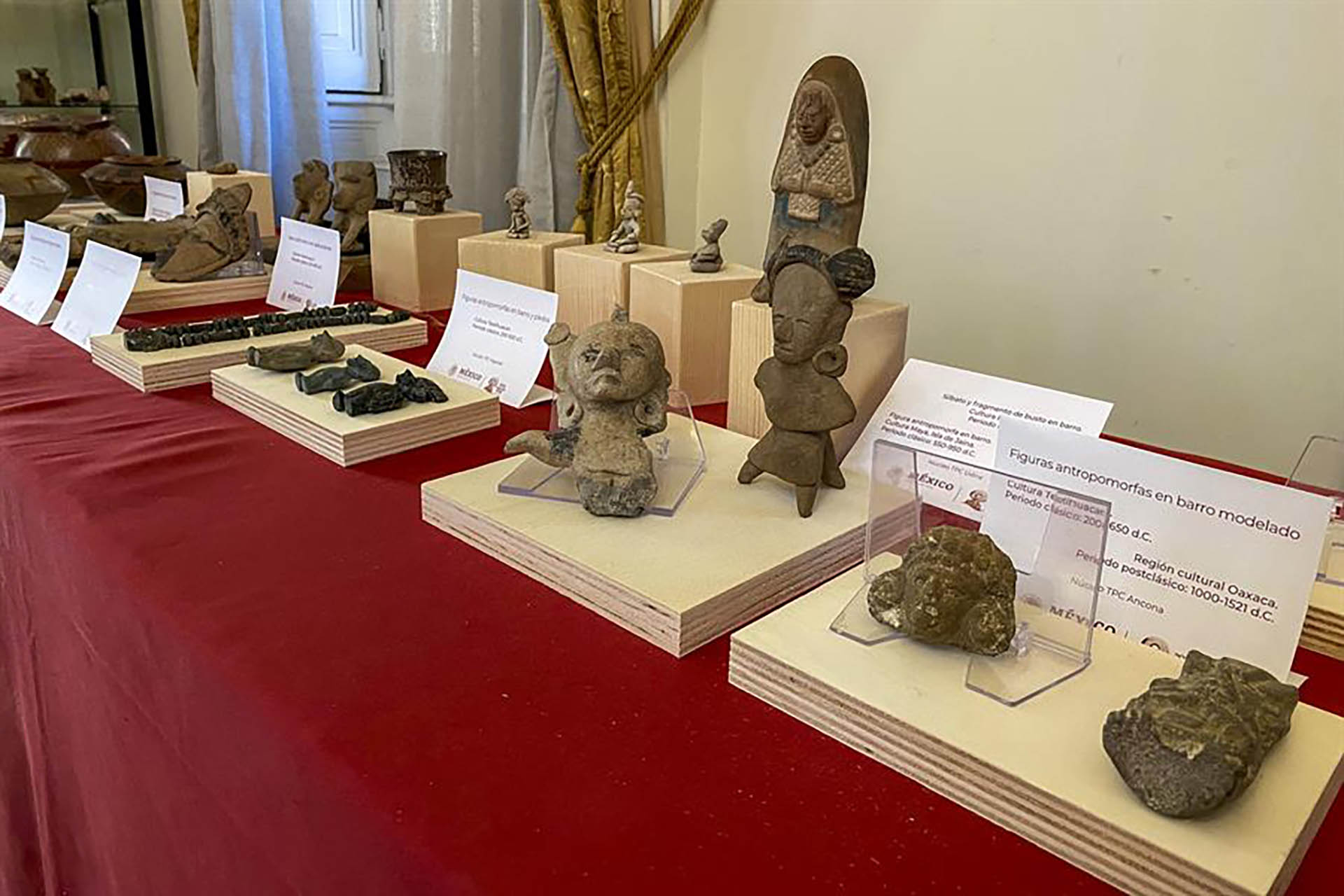 Los objetos pertenecen al periodo entre los siglos III a VII D.C. (EFE)