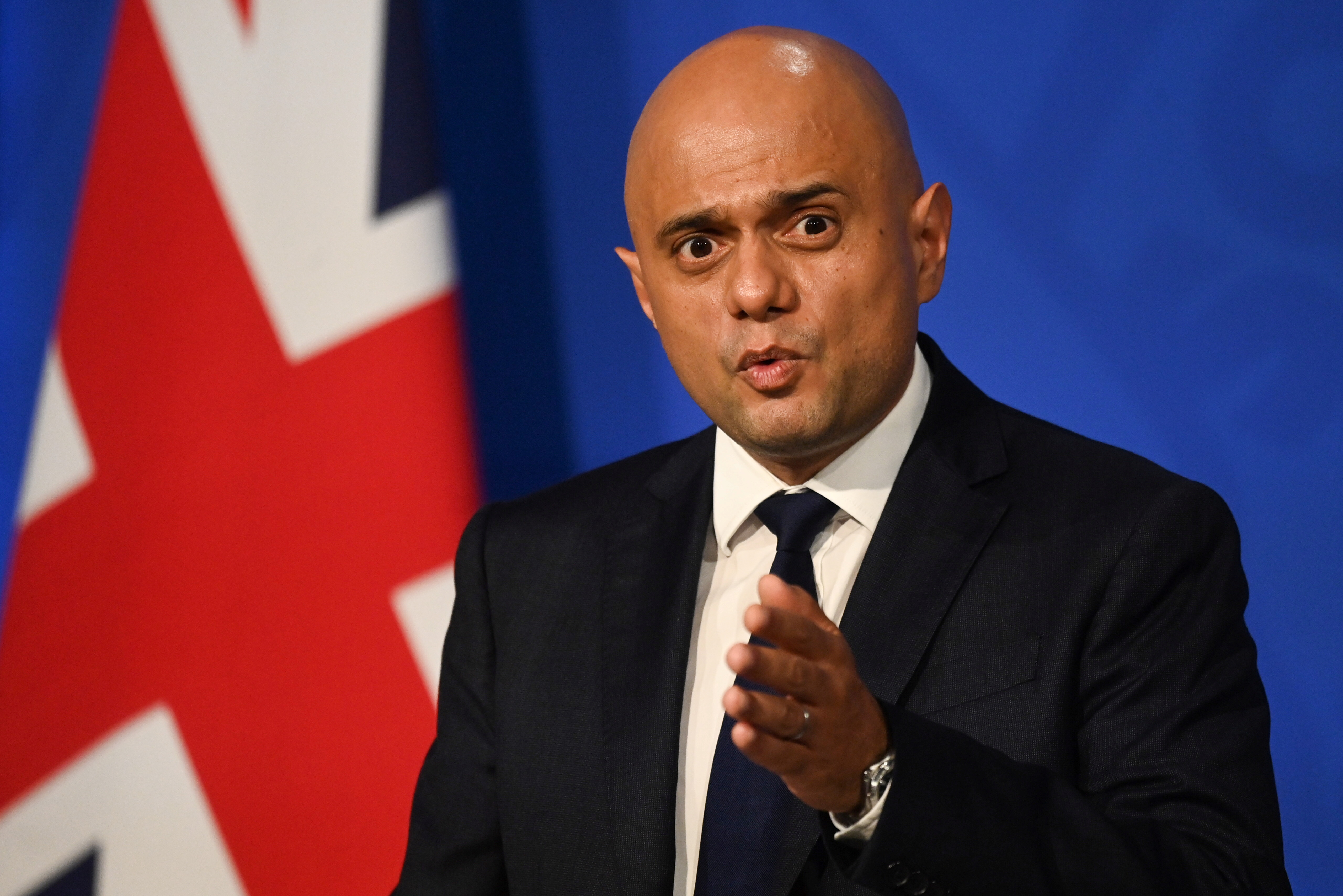 El ministro de Salud británico Sajid Javid (REUTERS/Toby Melville)