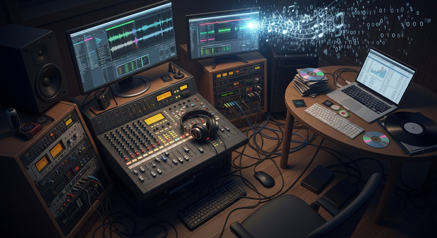 La industria musical lanza etiquetas para la m&uacute;sica generada con IA