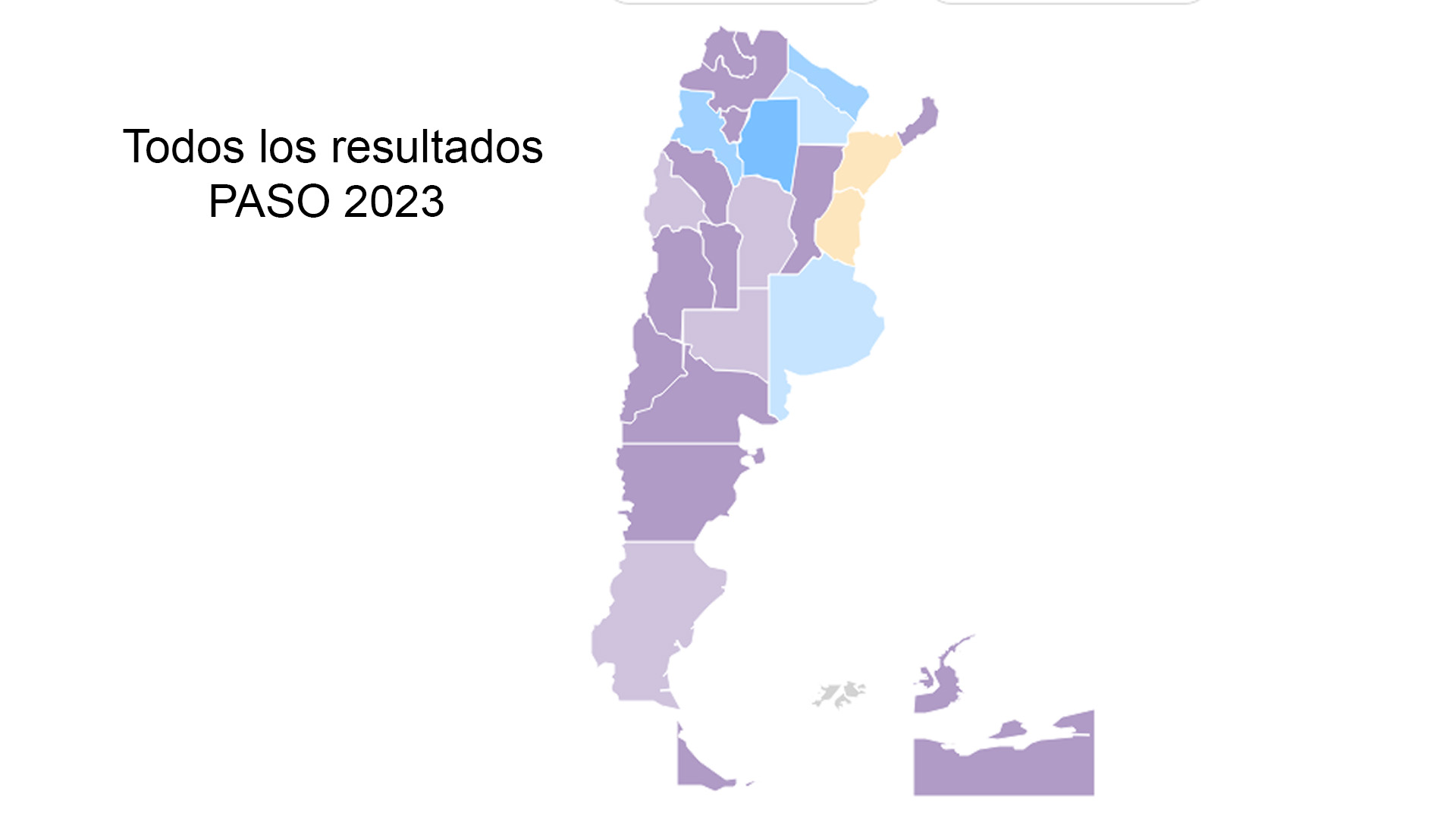 Resultados elecciones PASO 2023 qui n gan provincia por