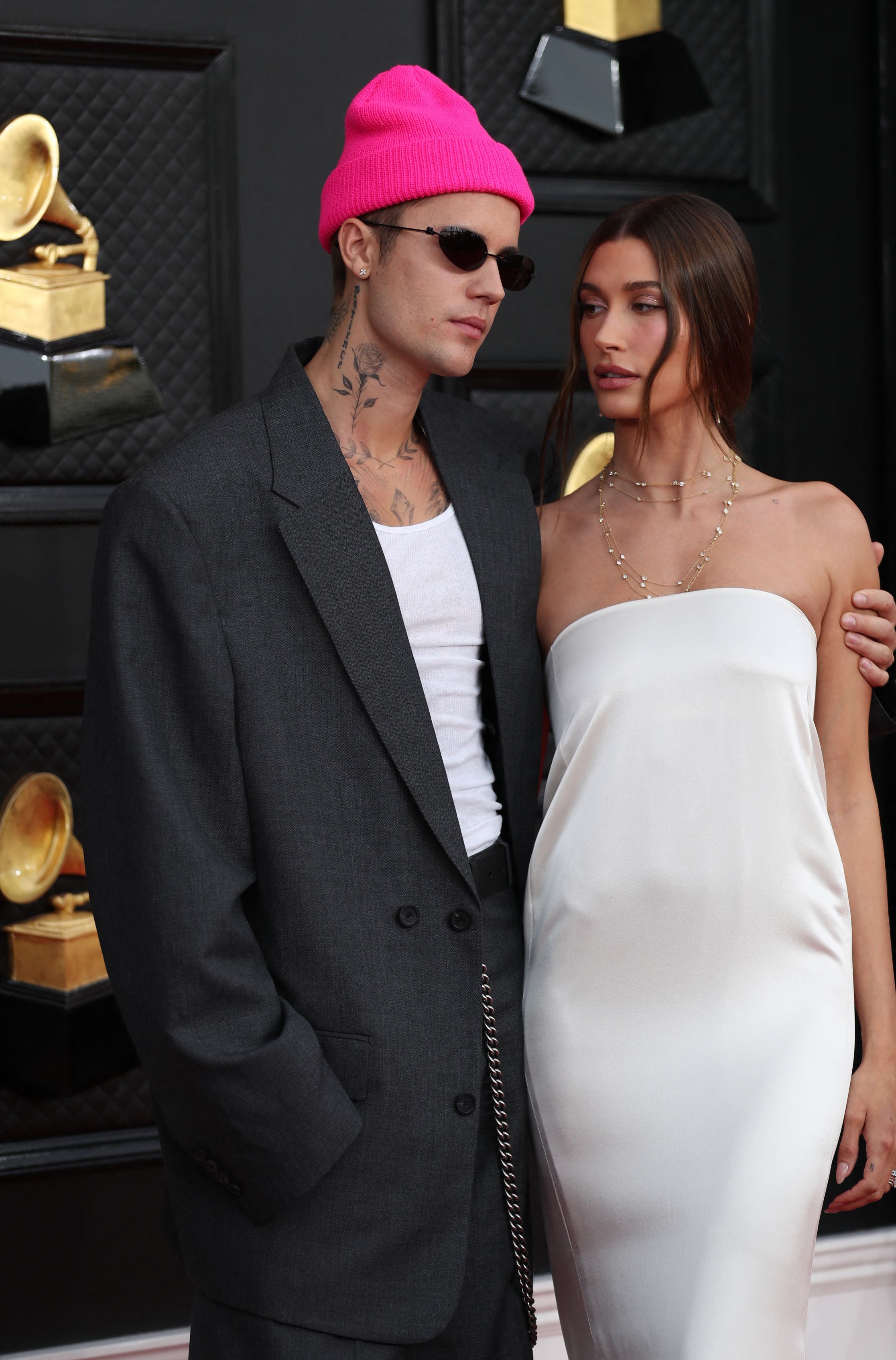 Justin Bieber y Hailey Bieber (REUTERS/Maria Alejandra Cardona)