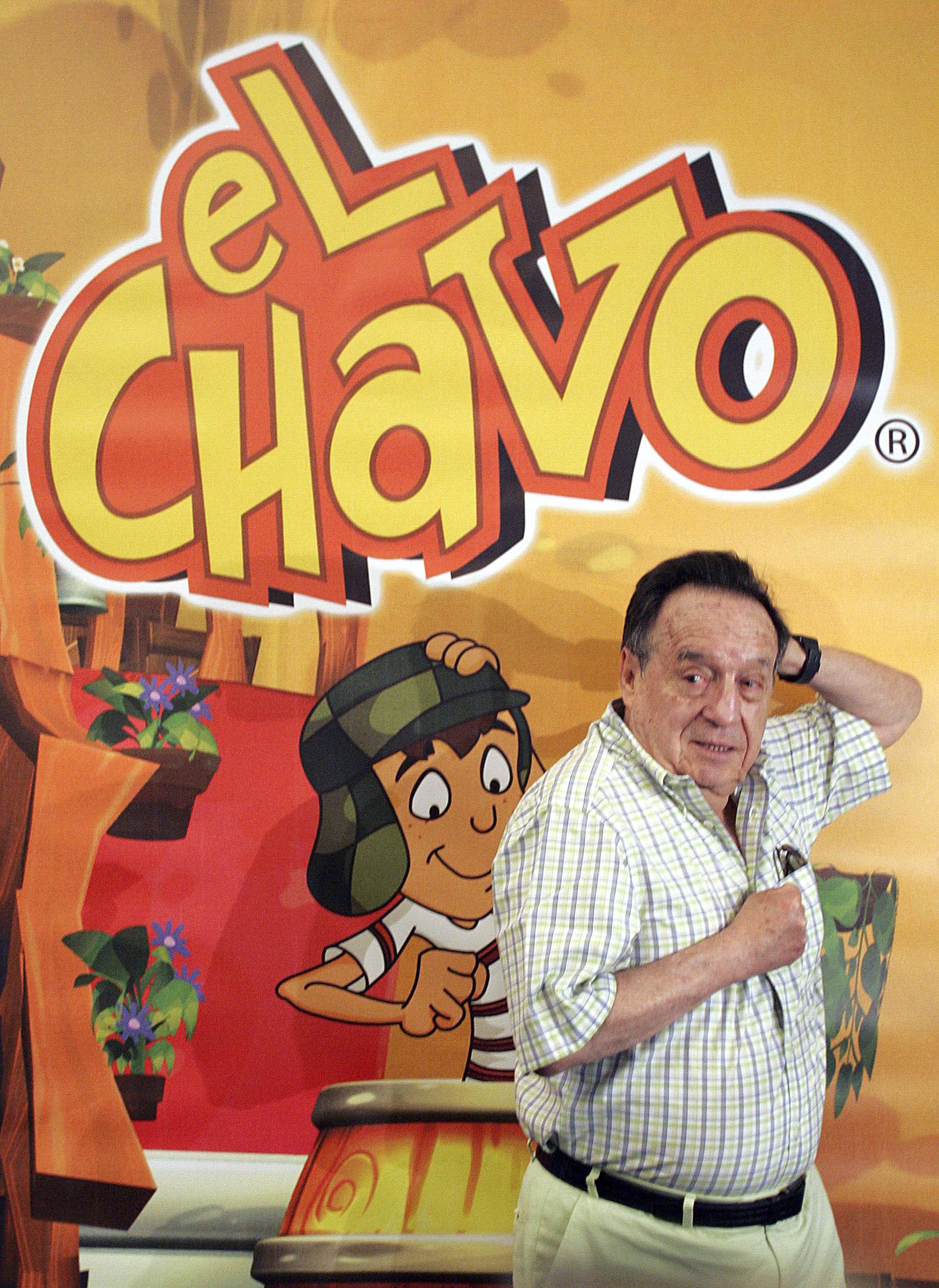 Roberto Gómez Bolaños impulsó la creación de la serie "El Chavo animado" (Foto: AFP PHOTO/Luis ACOSTA)