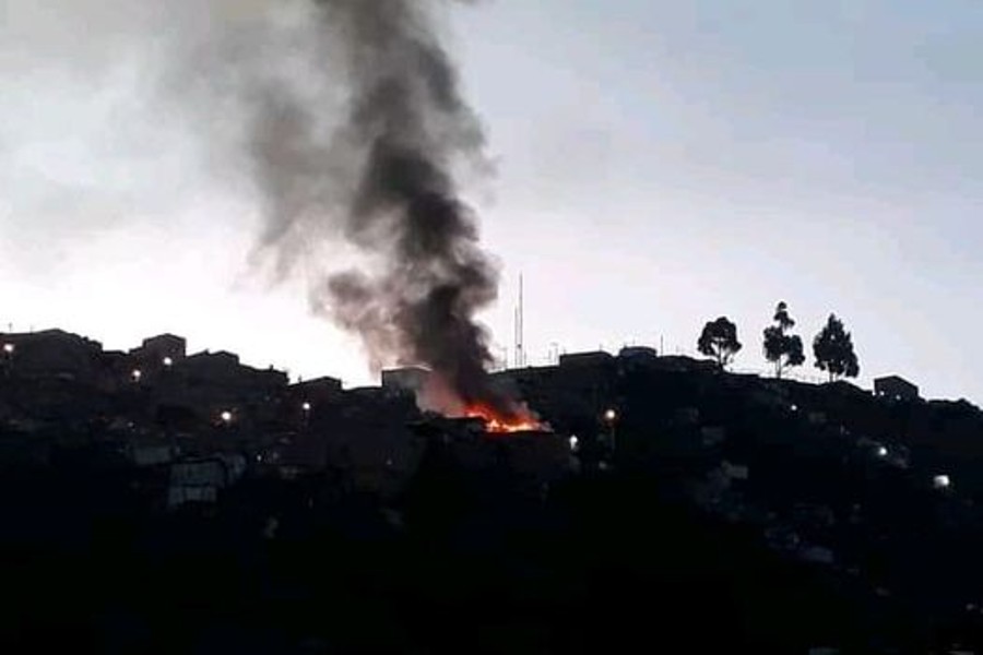 Incendio en barrio de invasión en Ciudad Bolívar dejó una mujer y dos niños muertos