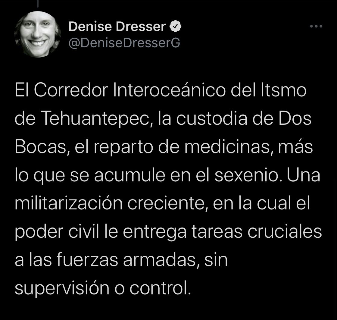 Denise Dresser Criticó A Amlo Por Militarización En México “opacidad Y