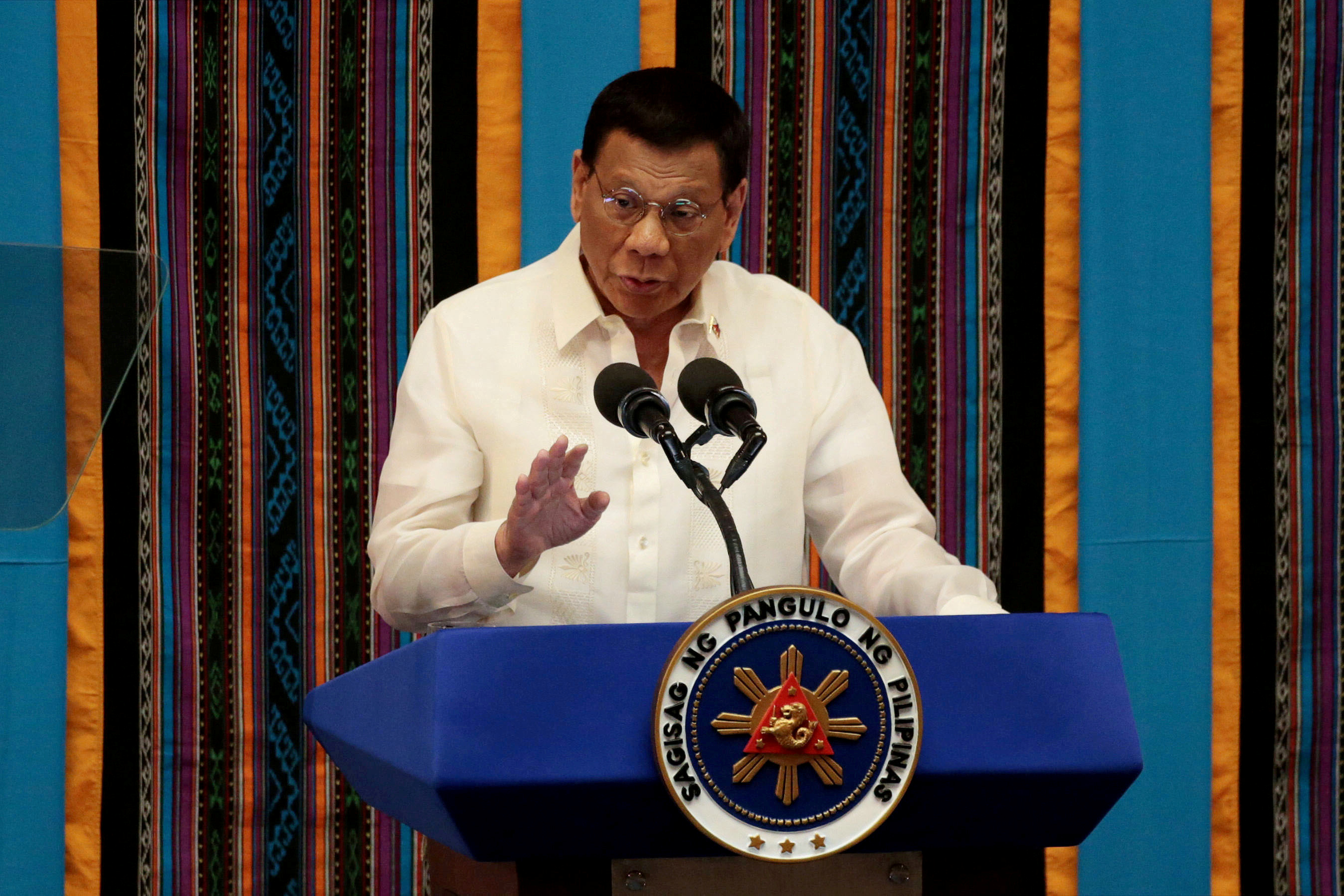 Rodrigo Duterte, presidente de Filipinas, está siendo investigado por la CPI (REUTERS/Eloisa Lopez/File Photo/File Photo)