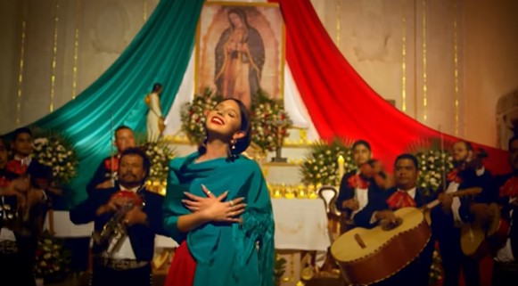 La sorprendente interpretación de Ángela Aguilar a la Virgen de Guadalupe