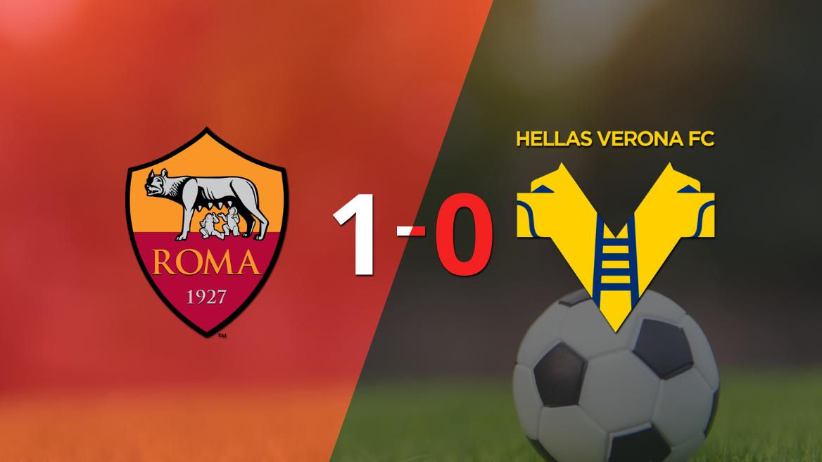 Hellas Verona no pudo en su visita a Roma y cayó 1-0