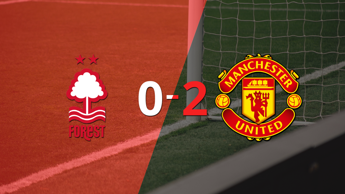 Manchester United le ganó como visitante a Nottingham Forest por 2 a 0