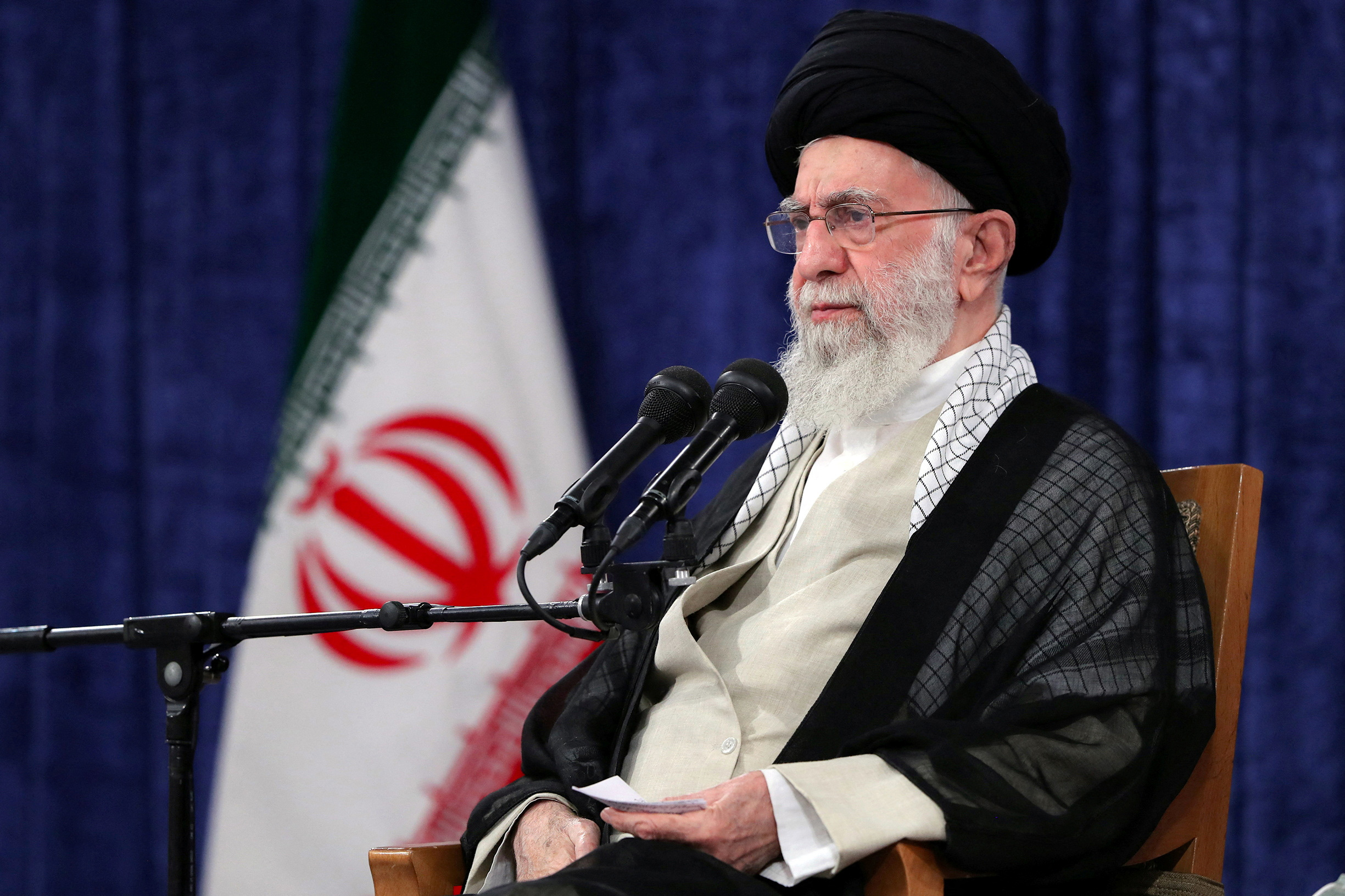 Ali Khamenei, líder supremo de Irán (Office of the Iranian Supreme Leader/WANA via REUTERS)