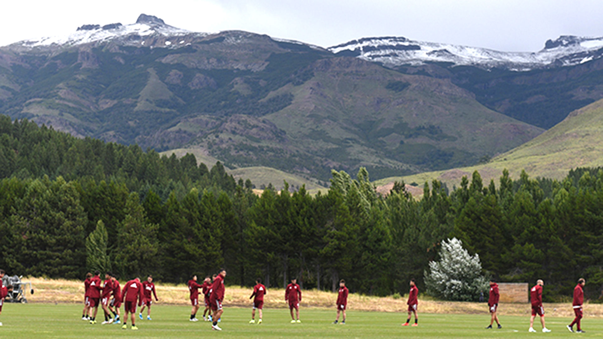 River ya eligió a San Martín de los Andes para entrenar en el verano de 2020 (@riverplate)