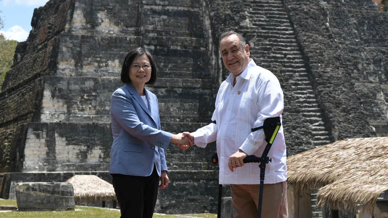 La presidenta de Taiwán, Tsai Ing Wen, visitó Guatemala a principios del mes de abril. (FOTO: REUTERS)