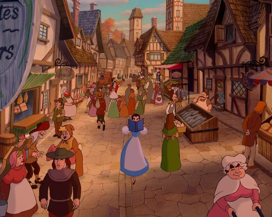 Likehir inspired Disney producers to recreate them in the animated film Beauty and the Beast (Capture).