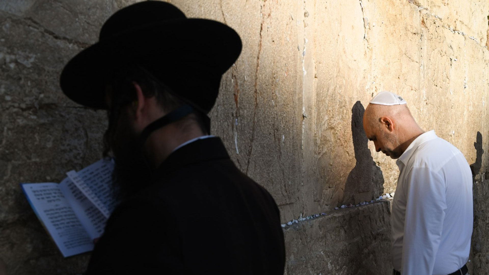 Horacio Rodríguez Larreta, en el Muro de los Lamentos, en Jerusalén