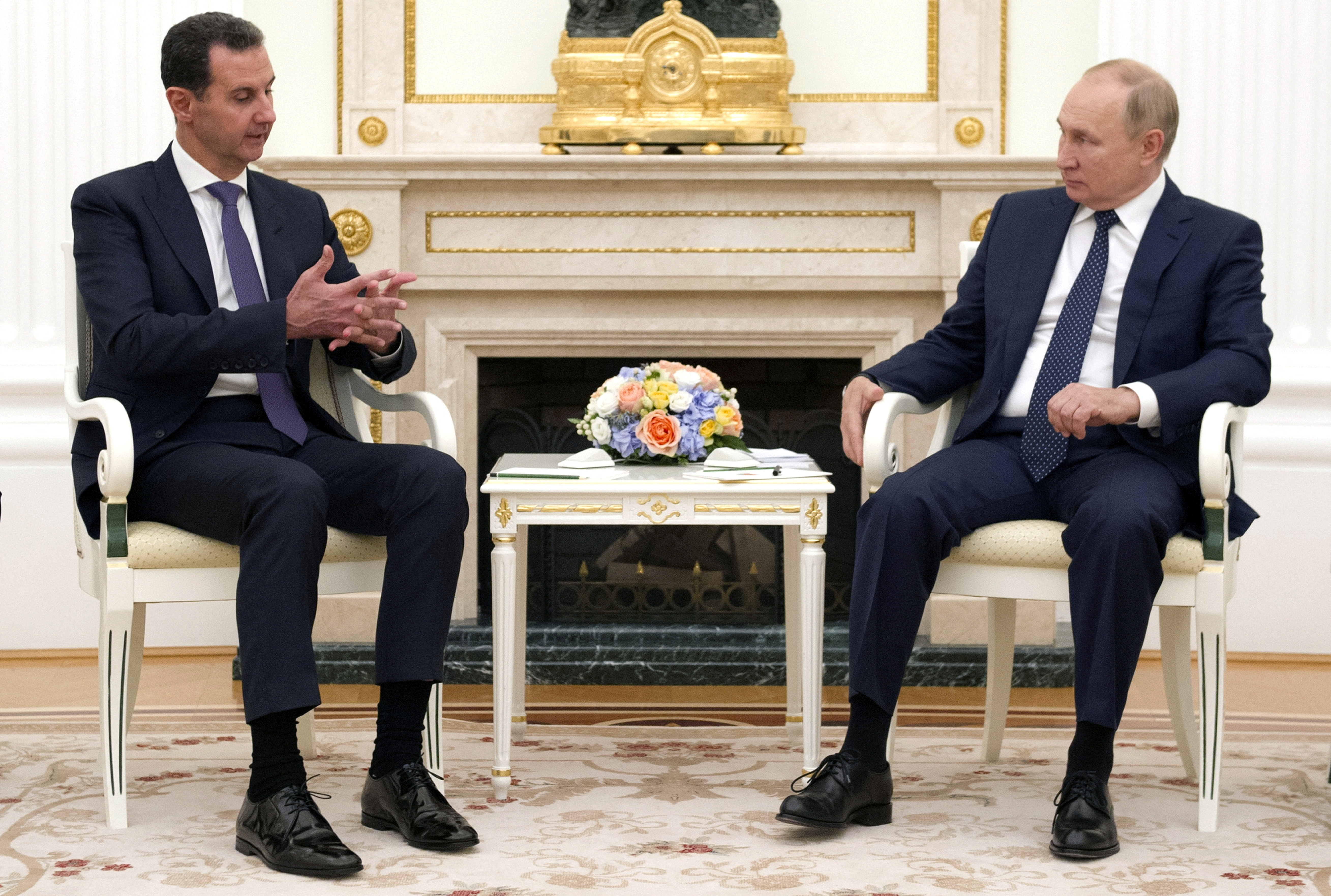 Putin es uno d elos principales aliados del dictador sirio Bashar al Assad