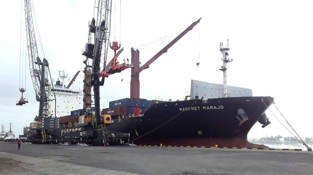 Un buque duró más de ocho horas encallado en el puerto de Barranquilla