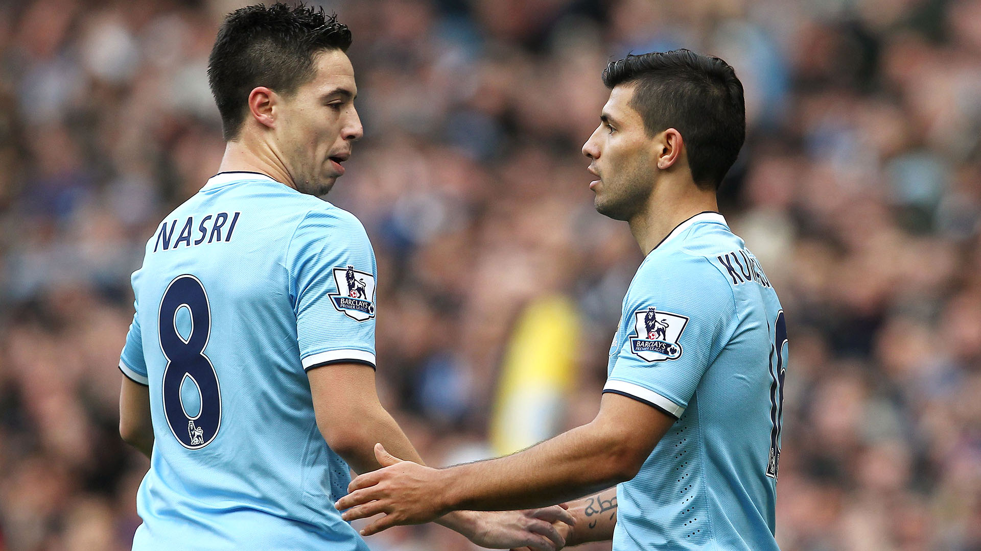 Nasri confirmó el retiro de Agüero (Shutterstock)