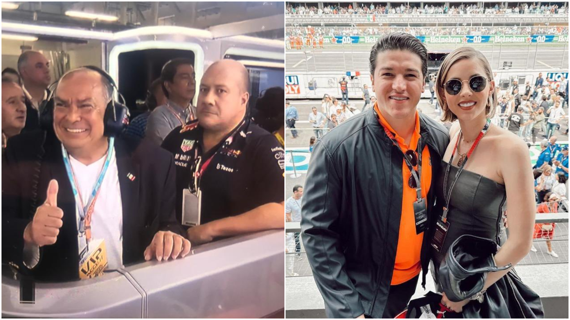 Quiénes son los políticos a los que se les vio en el Gran Premio de México este fin de semana