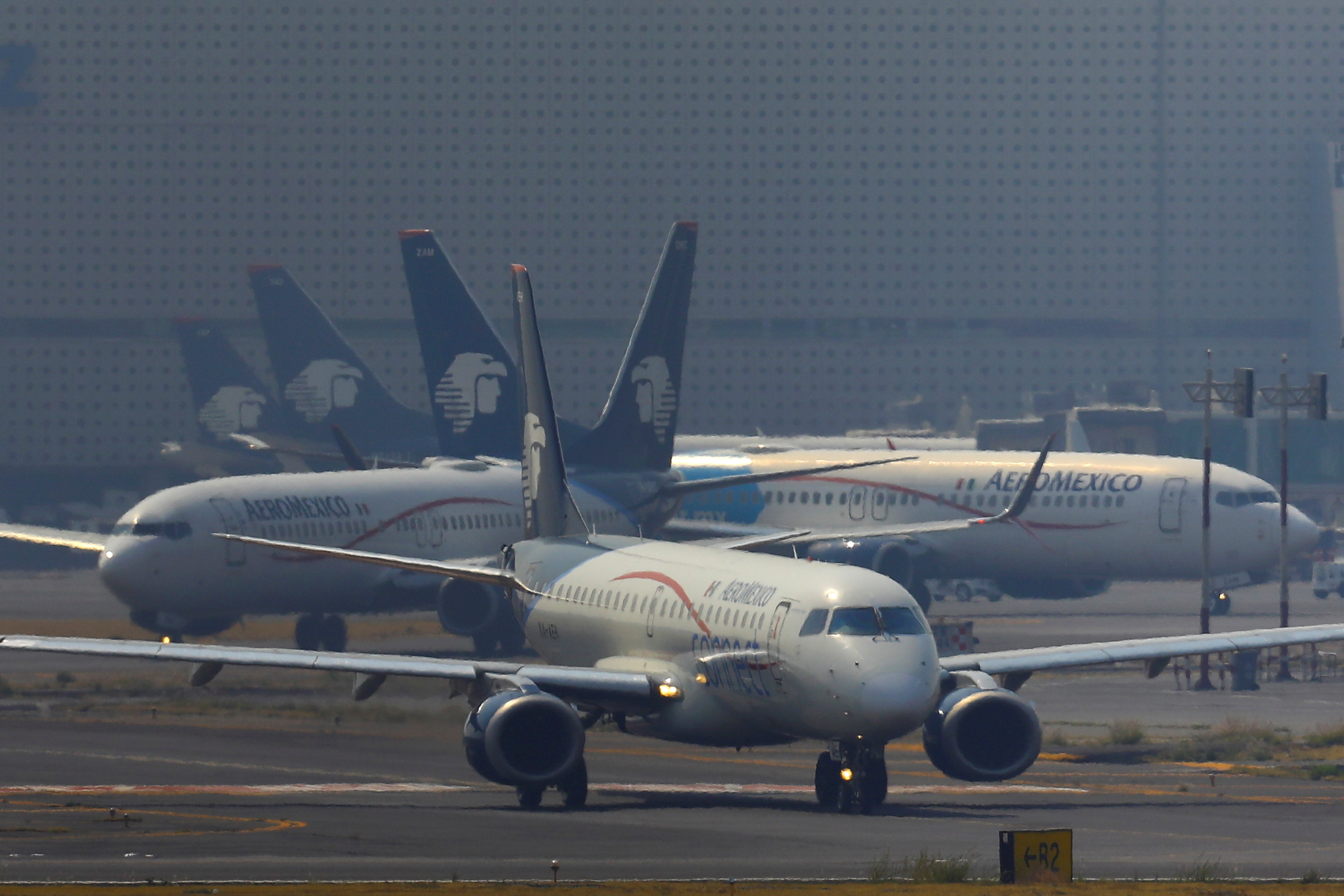 Aeroméxico confirmó incidente de vuelo proveniente de Bogotá en AICM (Foto: REUTERS/Edgard Garrido)