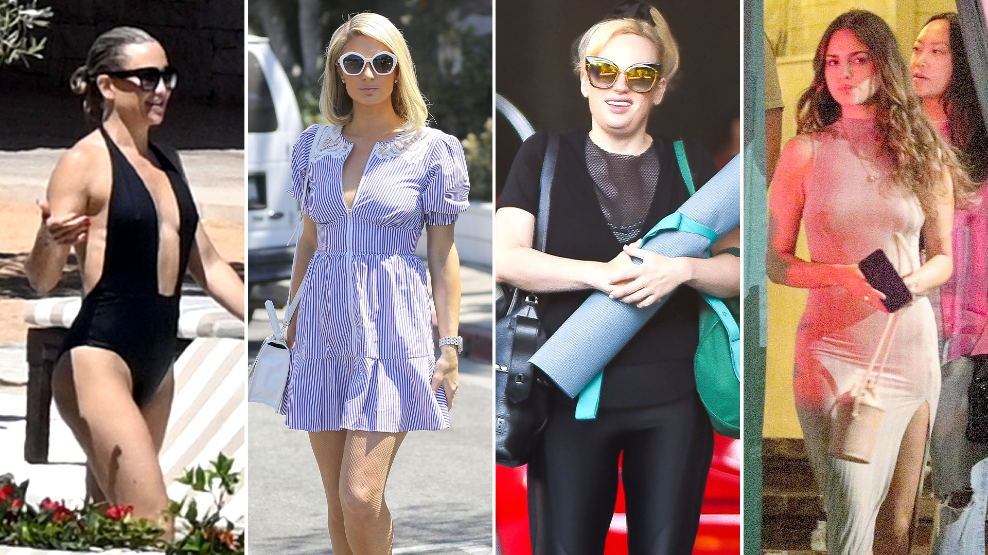 Paris Hilton paseó en West Hollywood y Eiza Gonzalez fue a comer con amigos: celebrities en un click