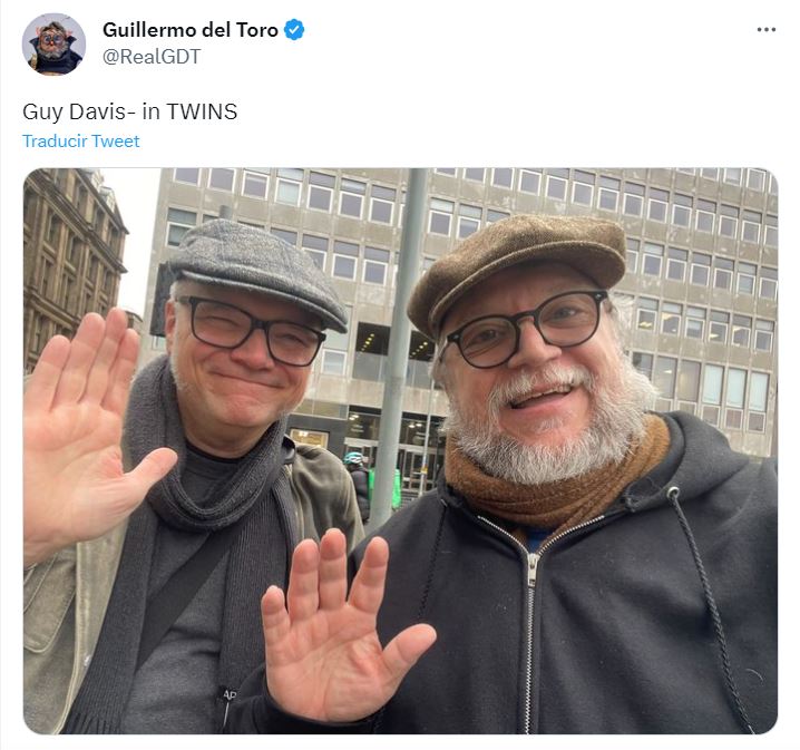 Guy Davis es una de las mancuernas del cineasta mexicano (Captura de pantalla/Twitter)