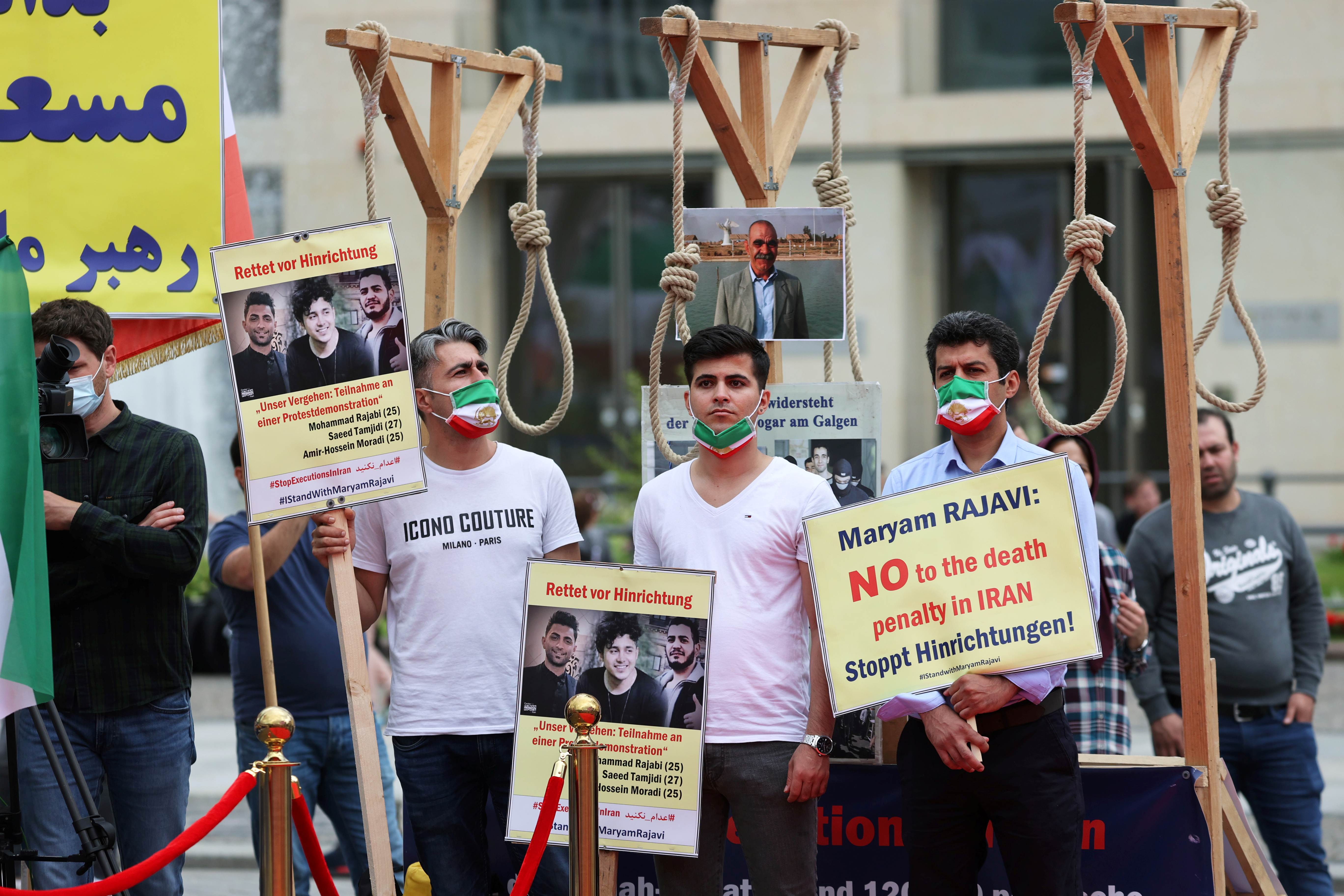 Protesta contra el pena de muerte en Irán, en Berlín (Reuters/archivo)