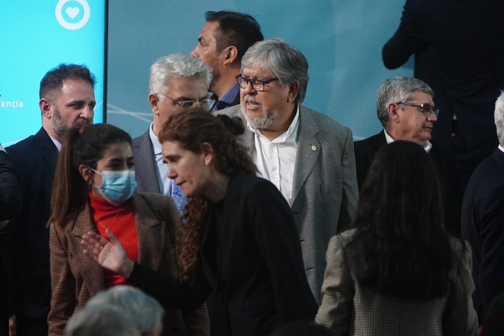 El secretario de Relaciones Parlamentarias y con la Sociedad Civil de la Jefatura de Gabinete y dirigente del Movimiento Evita, Fernando "Chino" Navarro