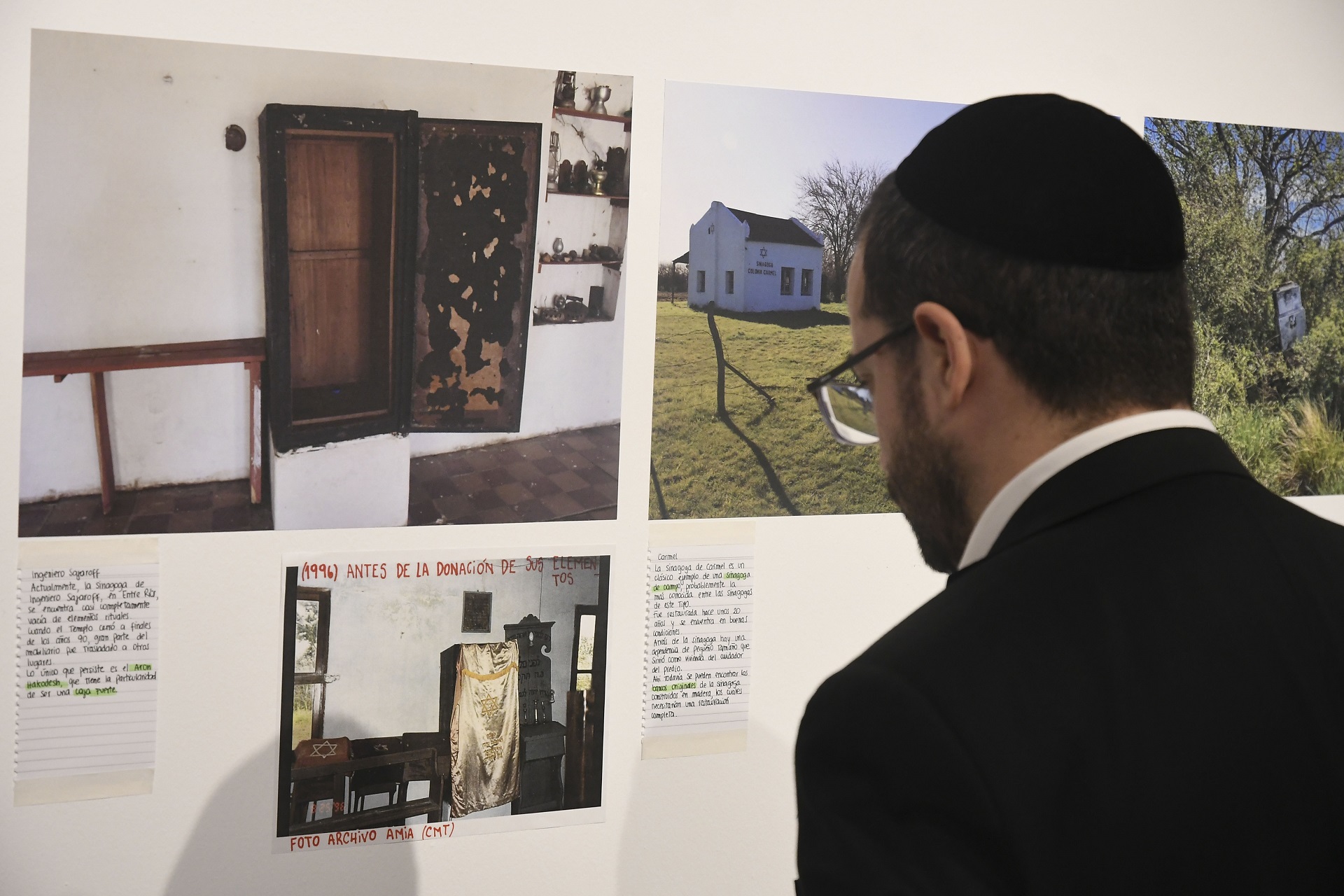 “Nota al pie”, una muestra artística y documental sobre el patrimonio judío rural en el interior argentino